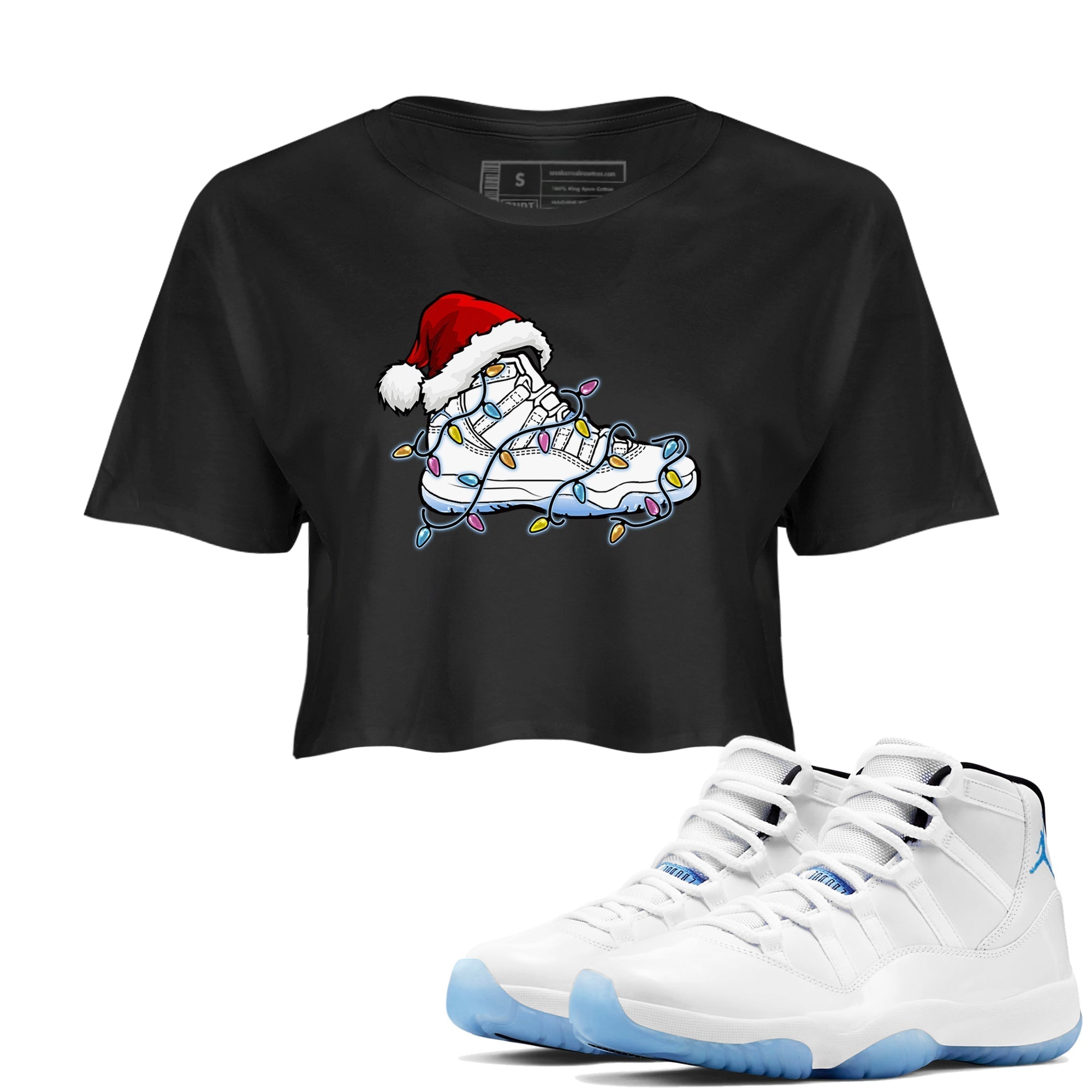 Christmas Light snkmatch snkmatch Women's Top - Air Jordan 11 Legend Blue