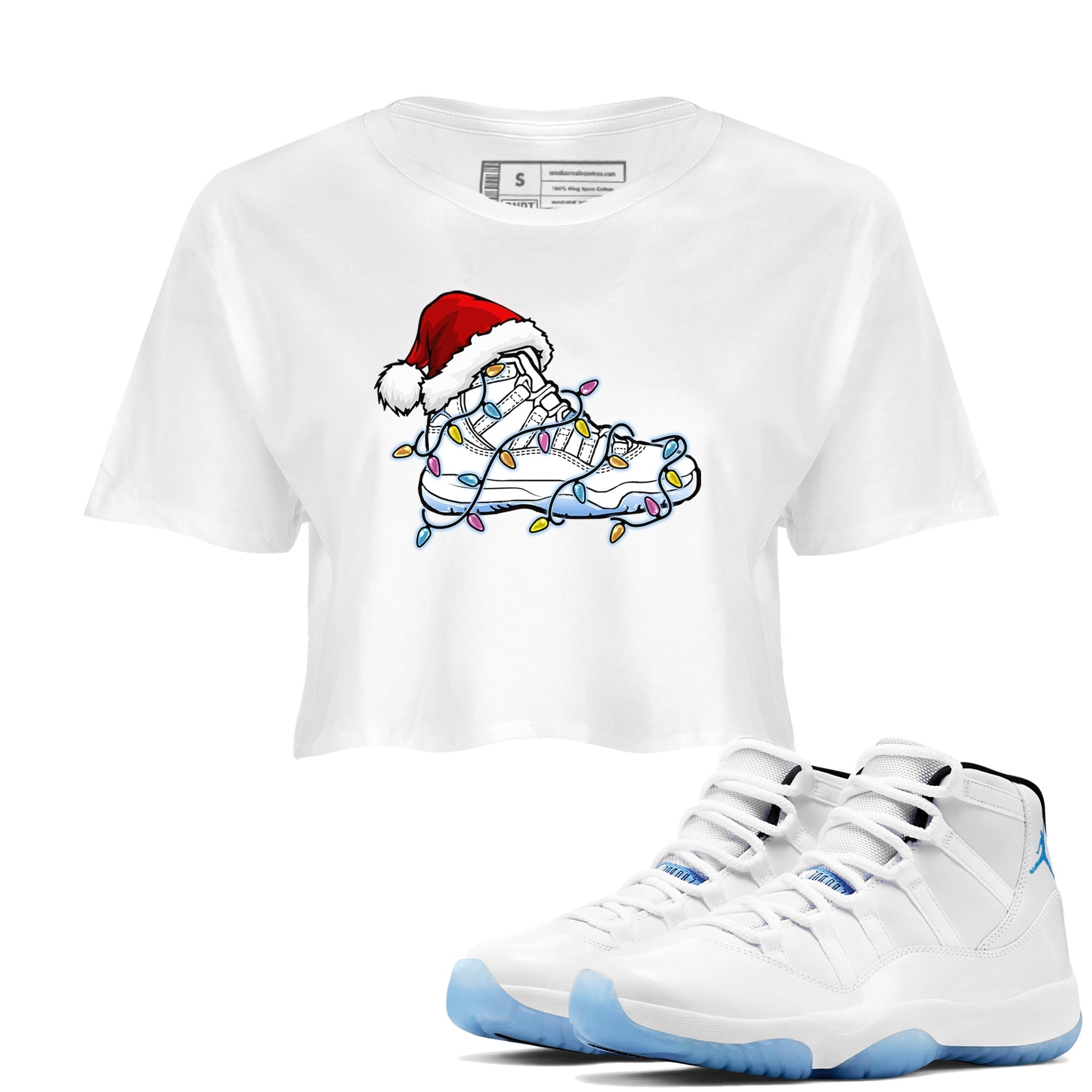 Christmas Light snkmatch snkmatch Women's Top - Air Jordan 11 Legend Blue
