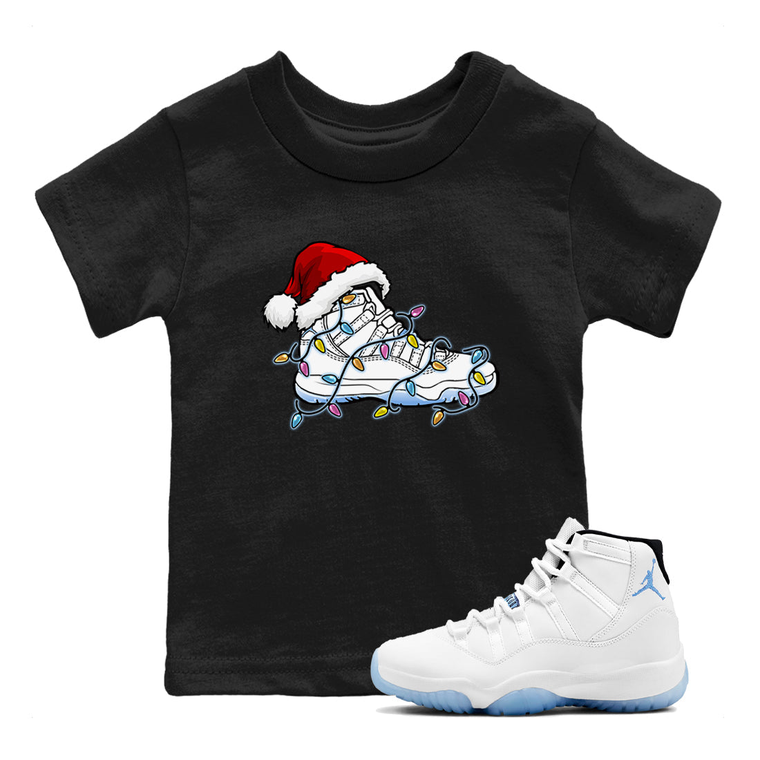 Christmas Light snkmatch snkmatch Tees Kids - Air Jordan 11 Legend Blue
