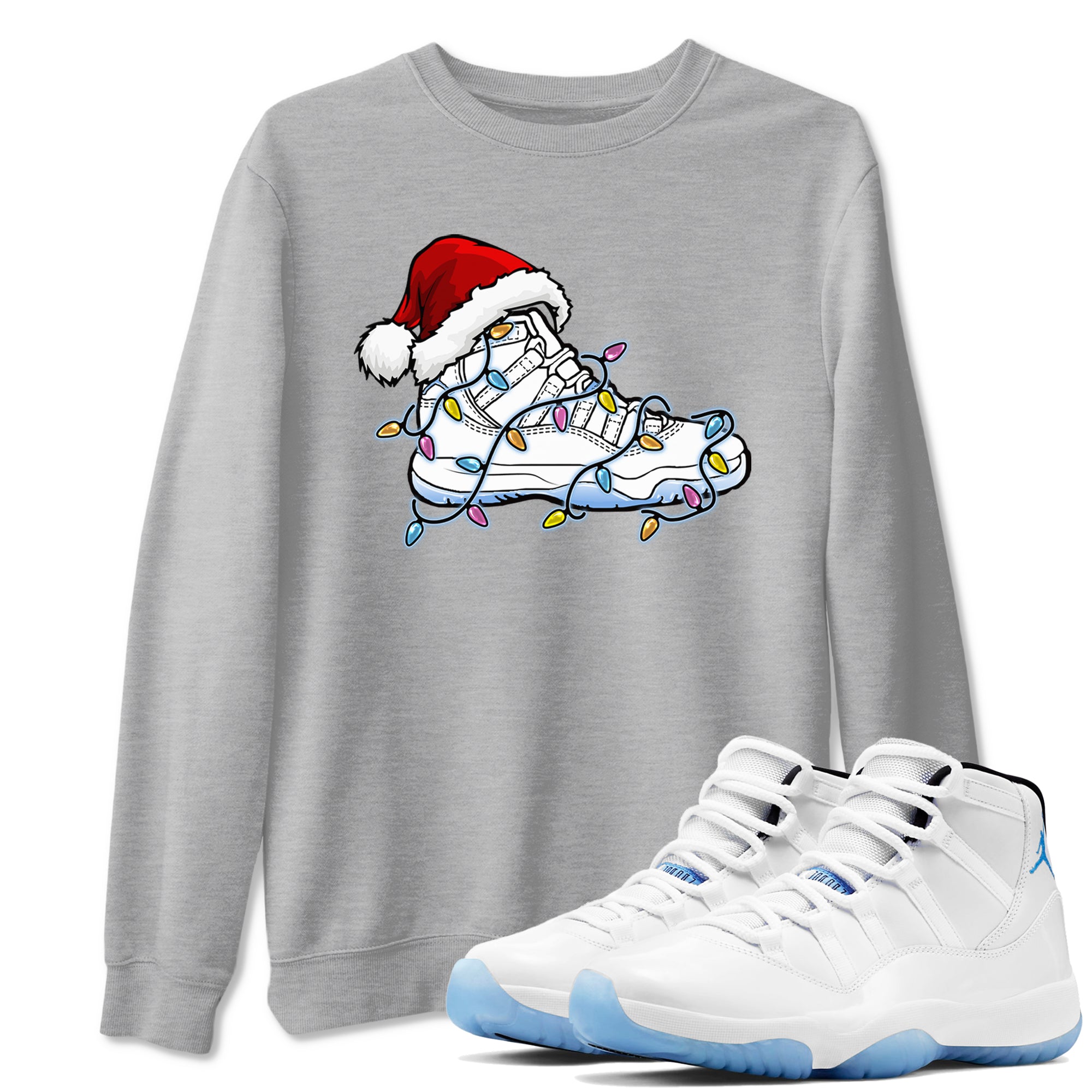 Christmas Light snkmatch snkmatch Tees - Air Jordan 11 Legend Blue