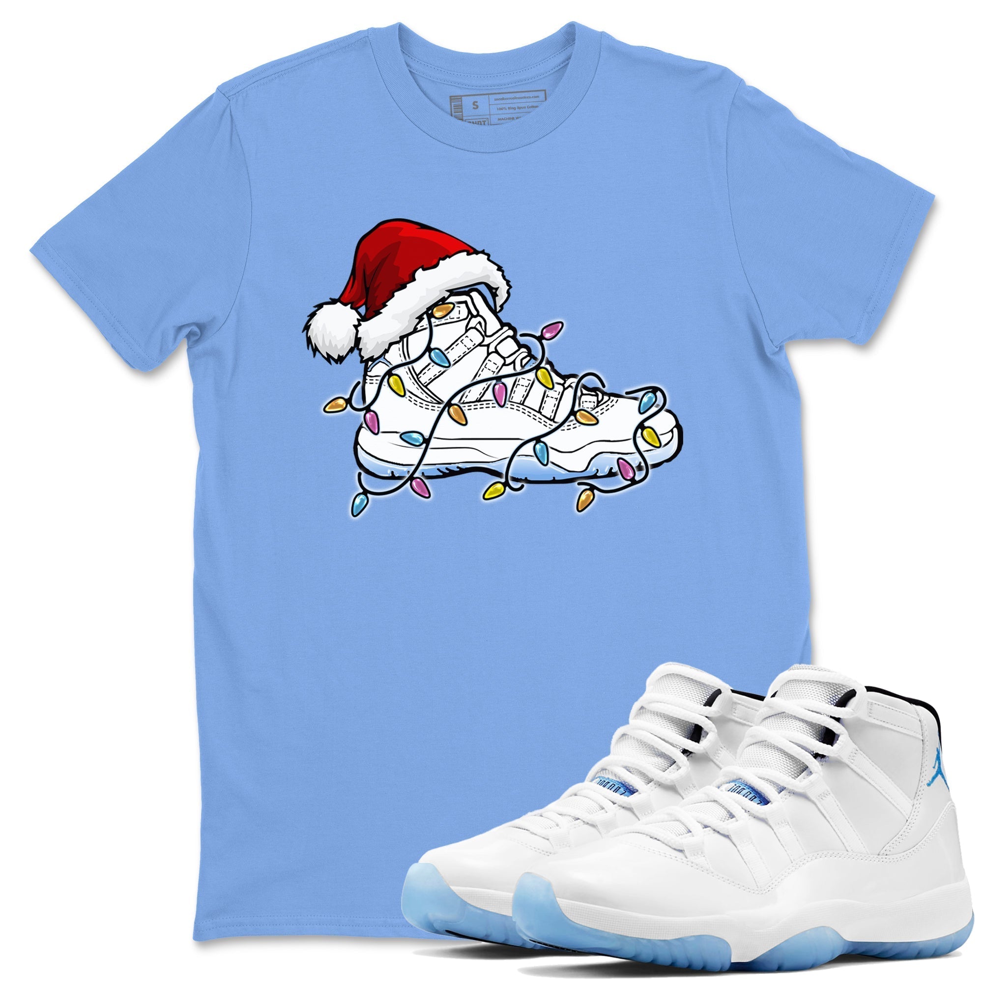 Christmas Light snkmatch snkmatch Tees - Air Jordan 11 Legend Blue