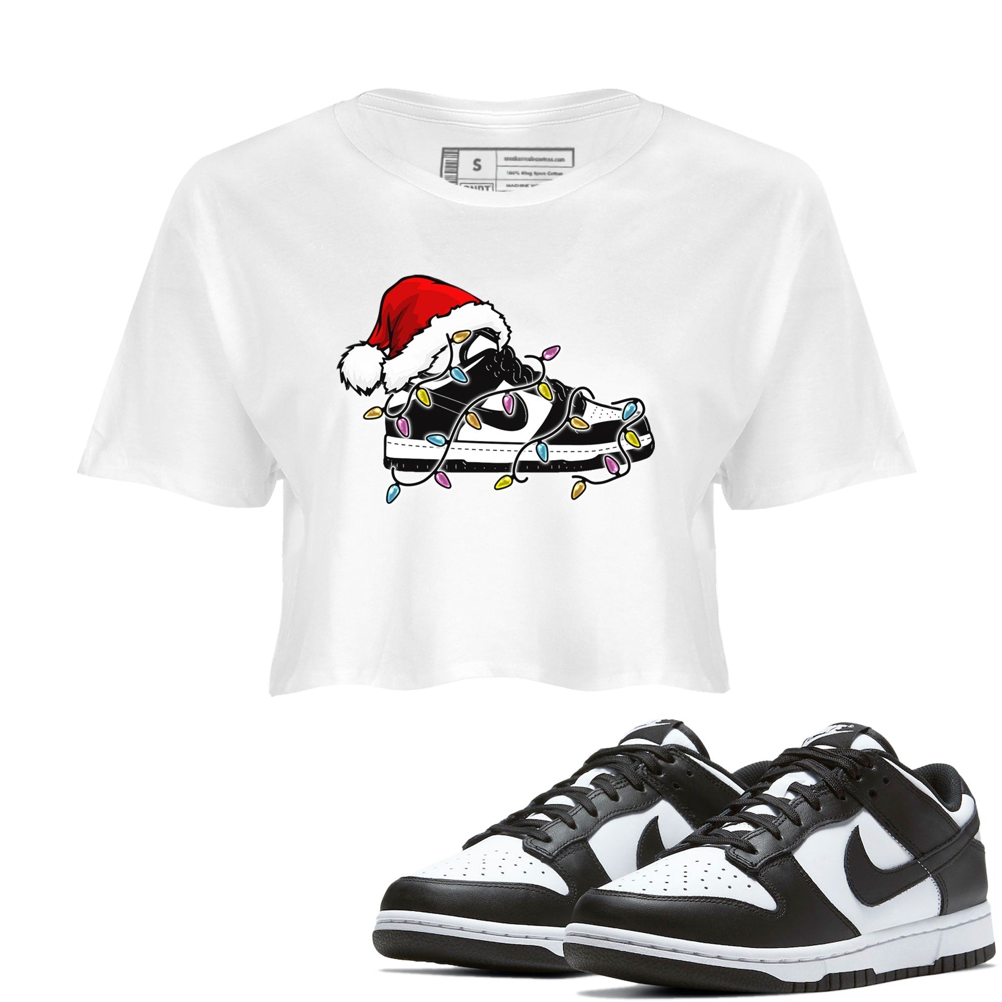Christmas Light snkmatch snkmatch Women's Top - Dunk Panda
