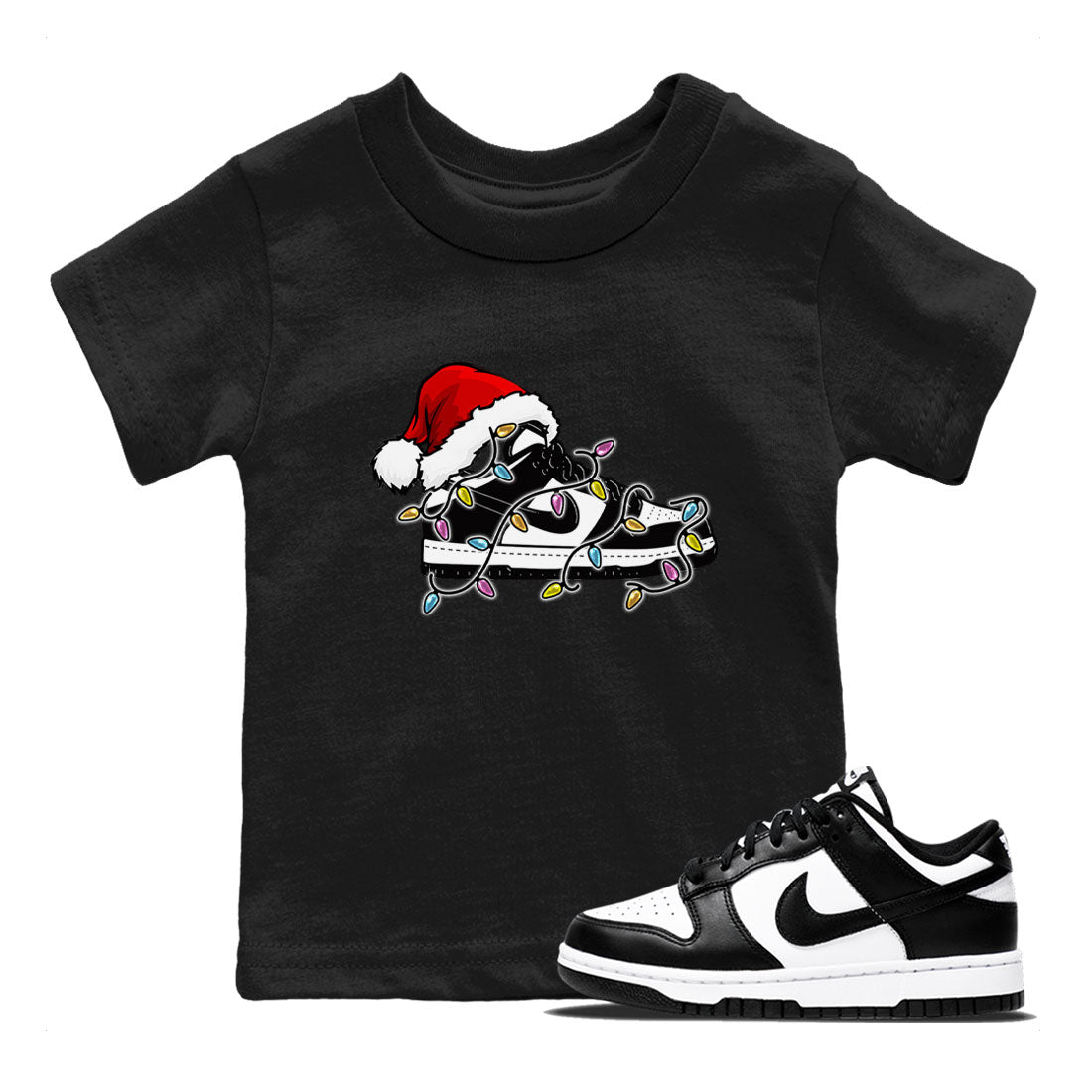 Christmas Light snkmatch snkmatch Tees Kids - Dunk Panda