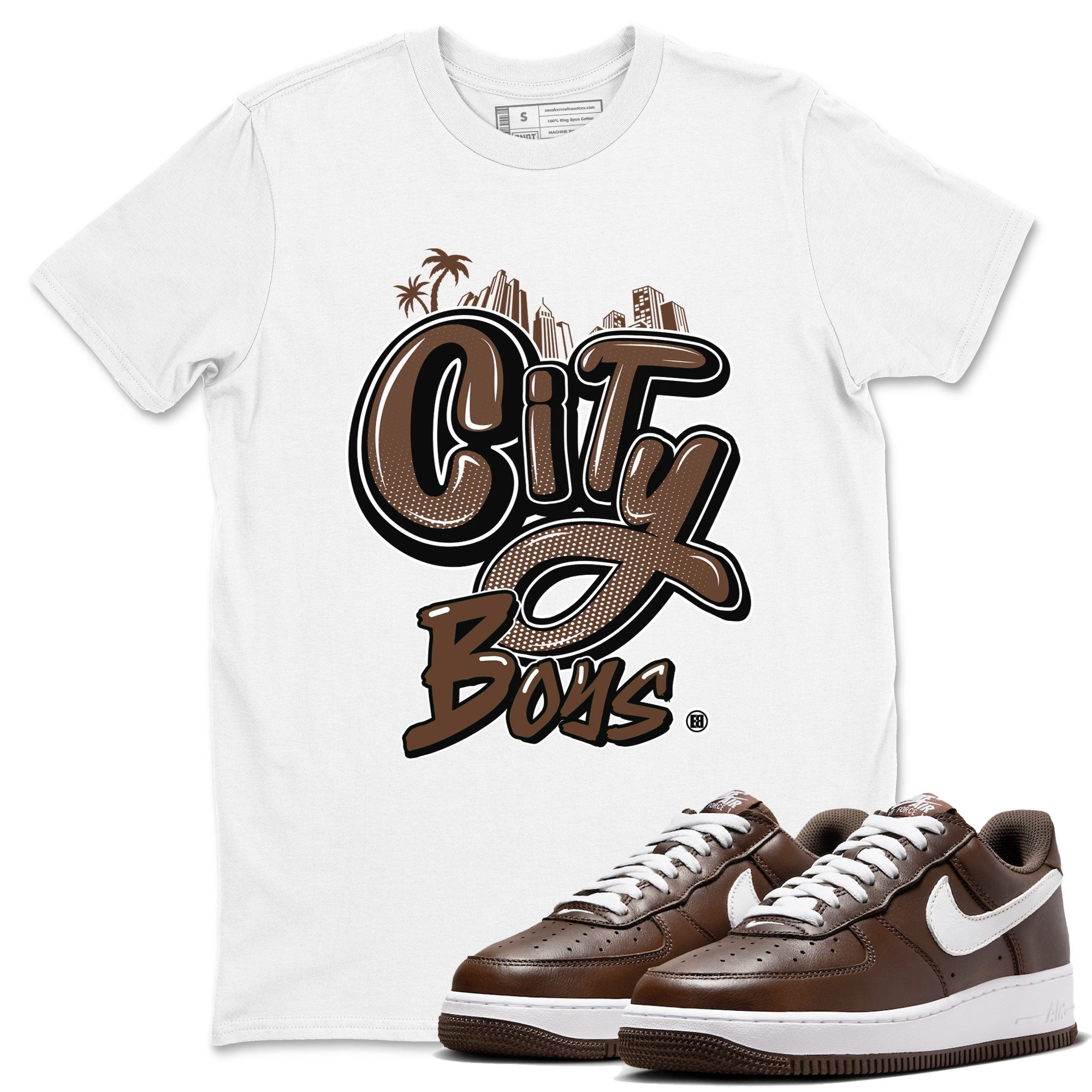 City Boys snkmatch Tee - Air Force 1 Chocolate