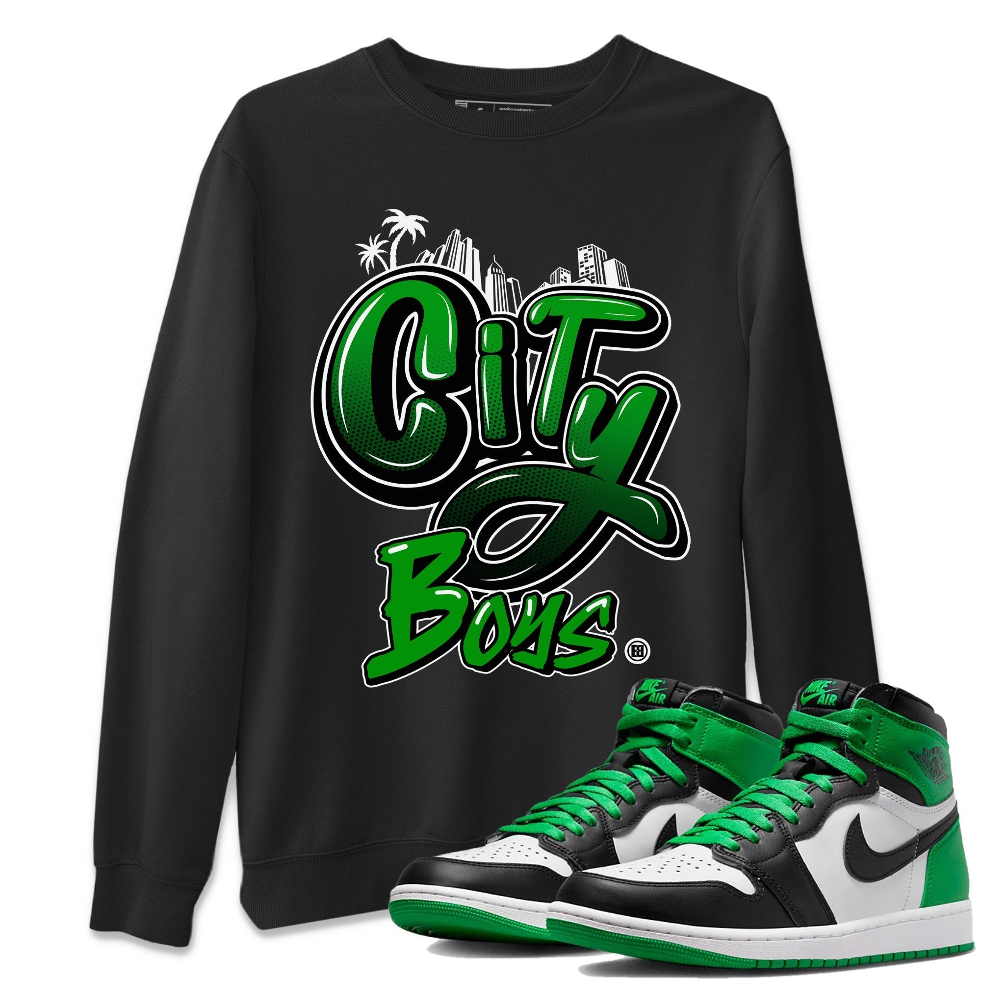 City Boys Unisex Tops - Air Jordan 1 Celtics
