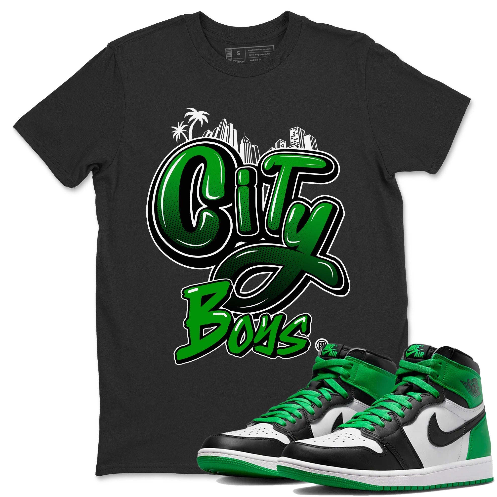 City Boys Unisex Tops - Air Jordan 1 Celtics