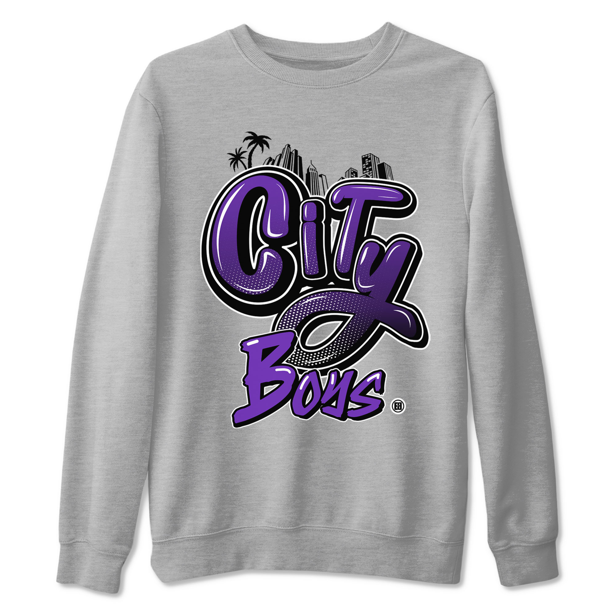 City Boys snkmatch Tees - Dunk Low Court Purple