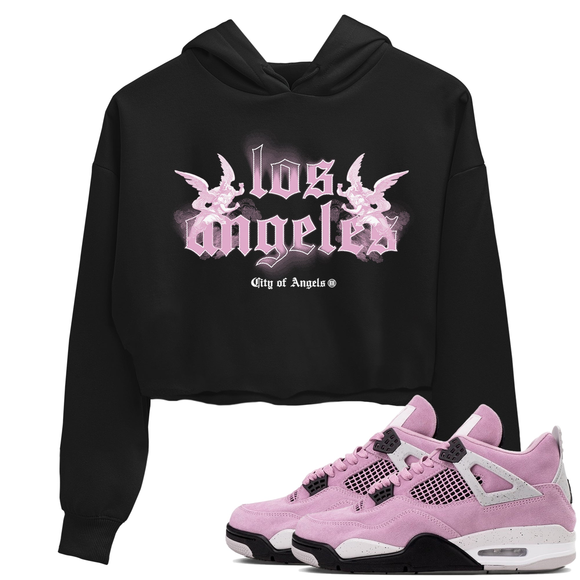 City Of Angeles snkmatch Women's Top - Air Jordan 4 Orchid