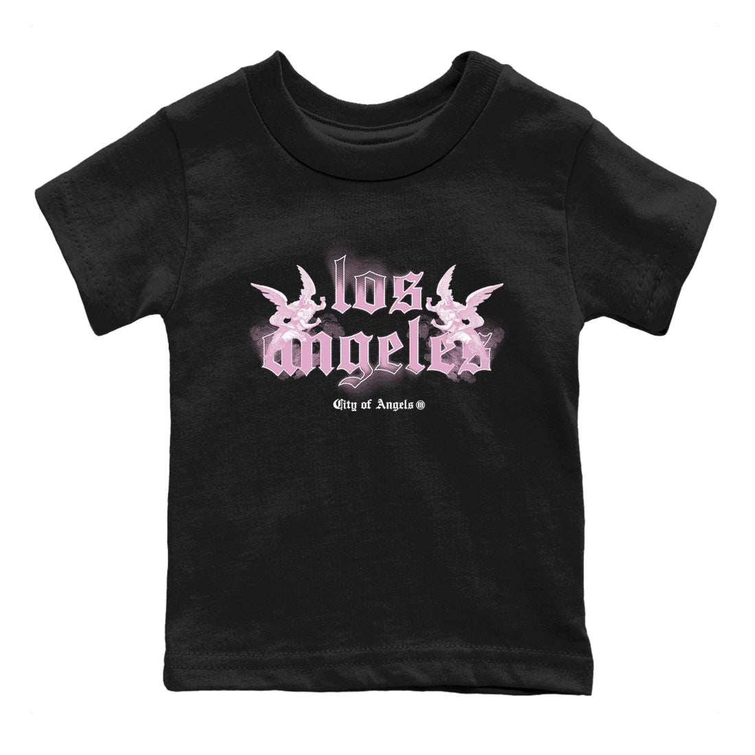 City Of Angeles snkmatch Tees Kids - Air Jordan 4 Orchid