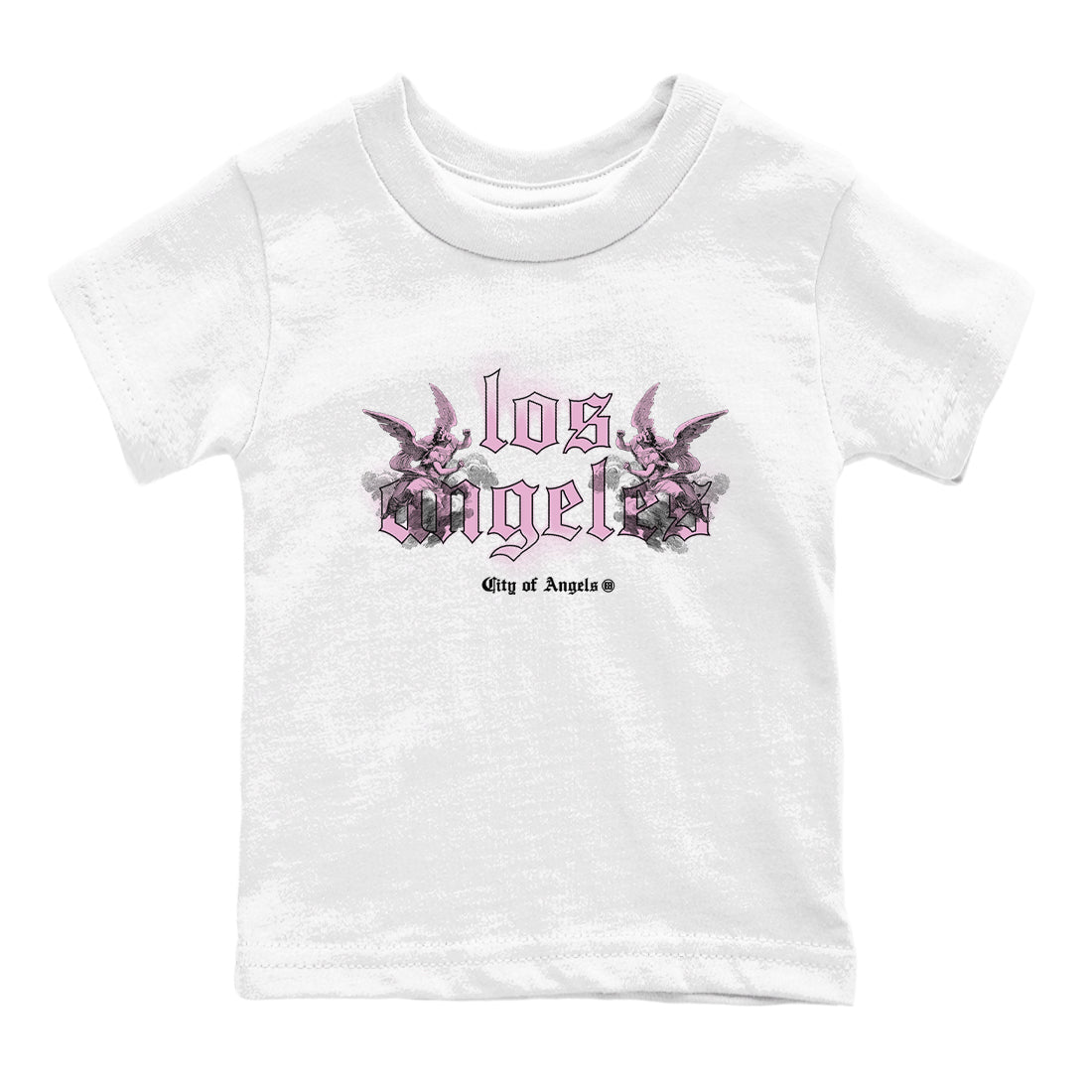 City Of Angeles snkmatch Tees Kids - Air Jordan 4 Orchid