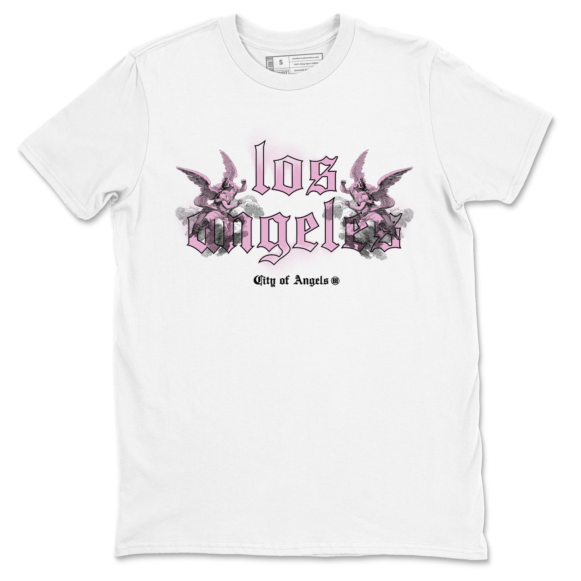 City Of Angeles snkmatch Tees - Air Jordan 4 Orchid