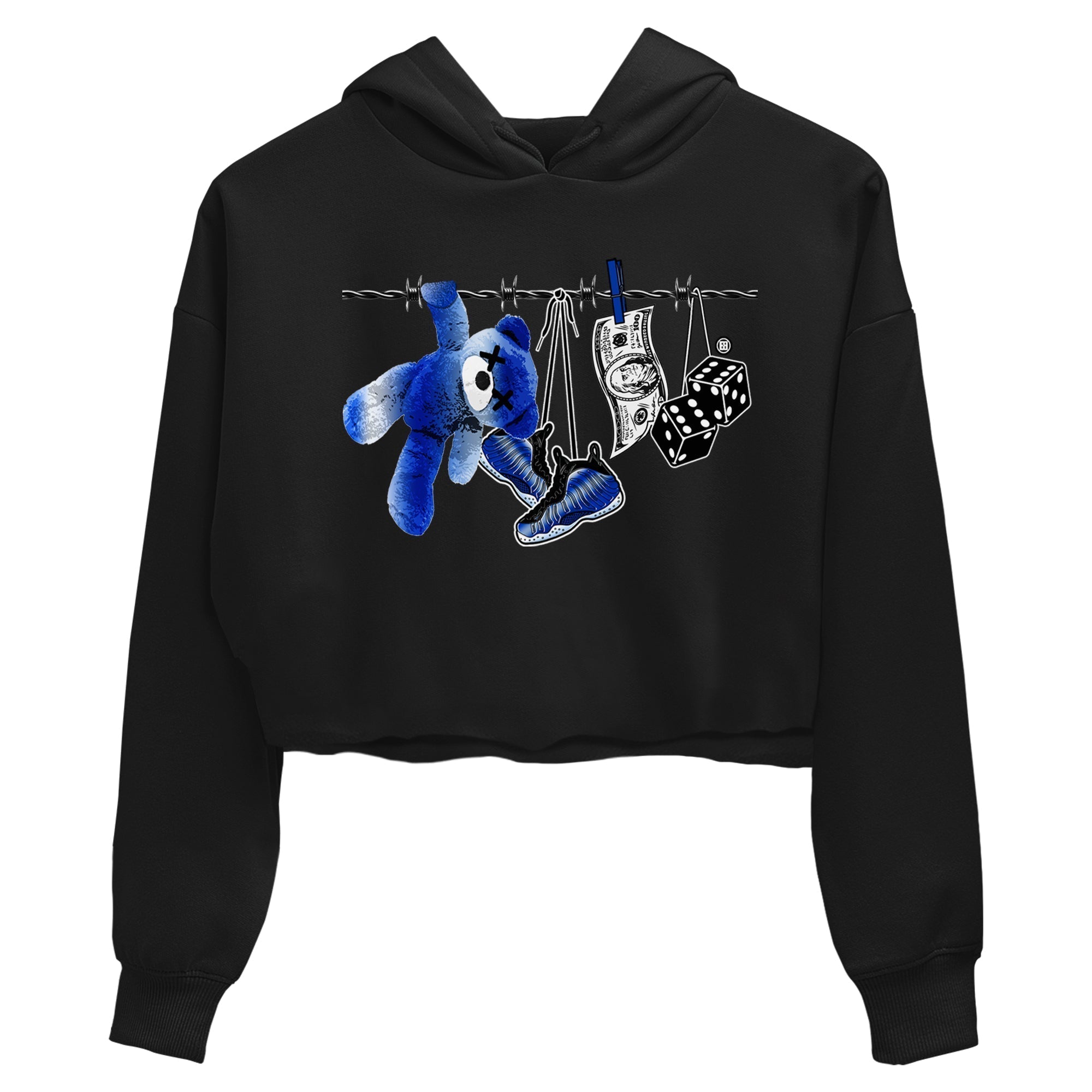 Clothesline snkmatch Women's Top - Air Foamposite One Royal