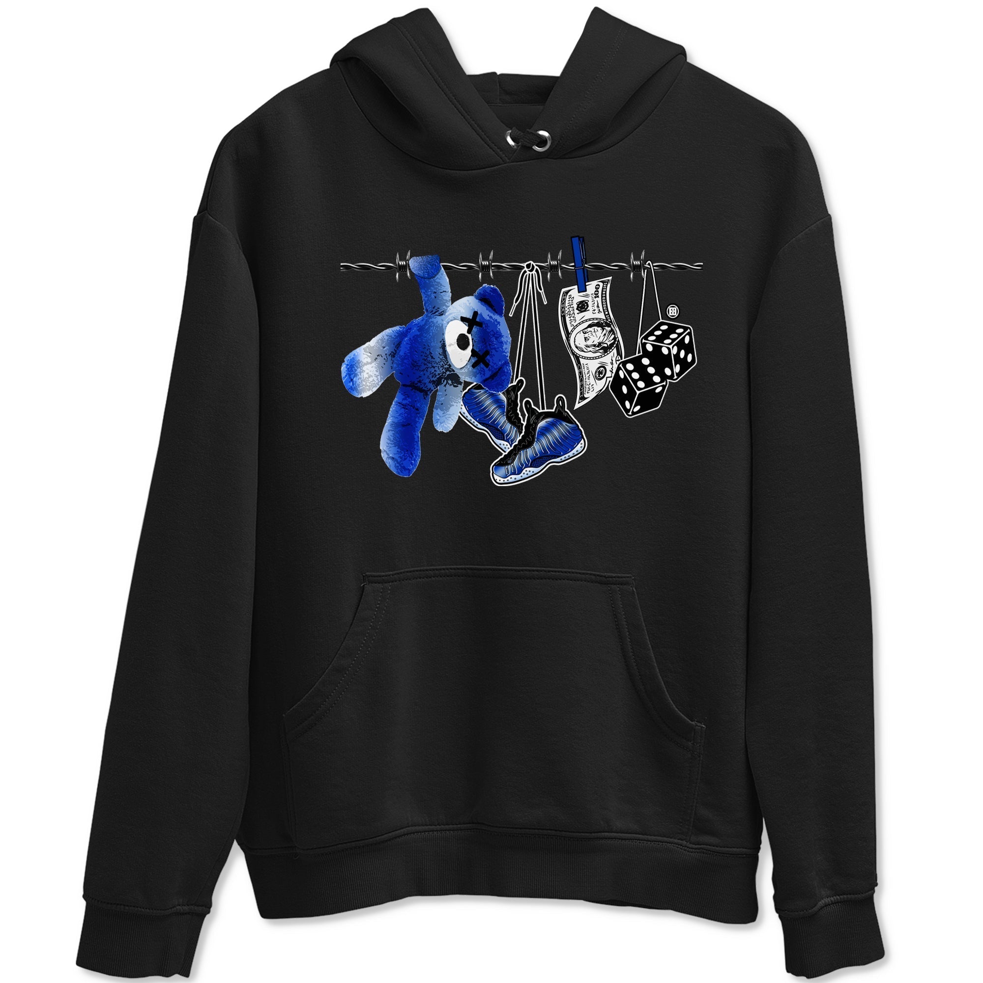 Clothesline snkmatch Tees - Air Foamposite One Royal