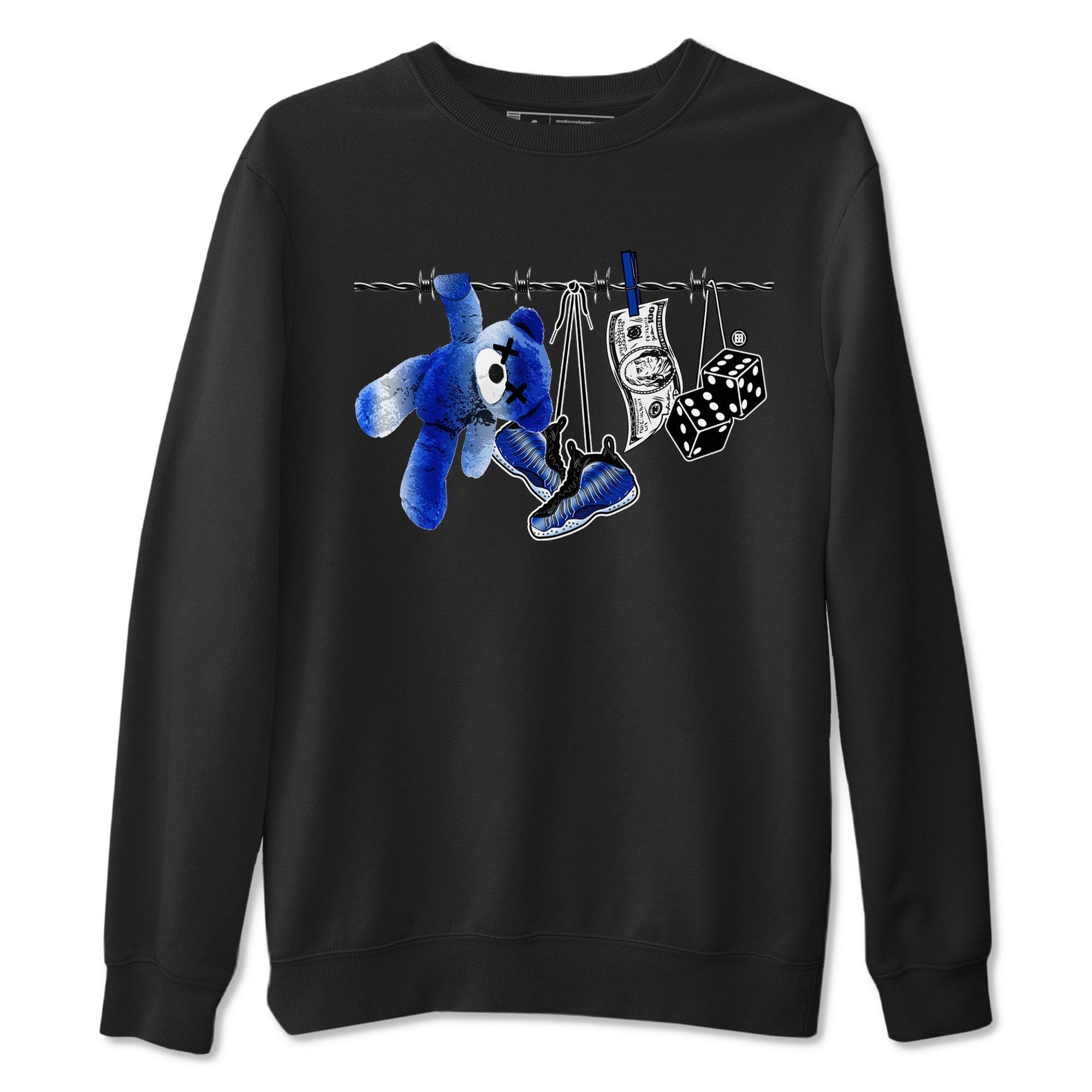 Clothesline snkmatch Tees - Air Foamposite One Royal
