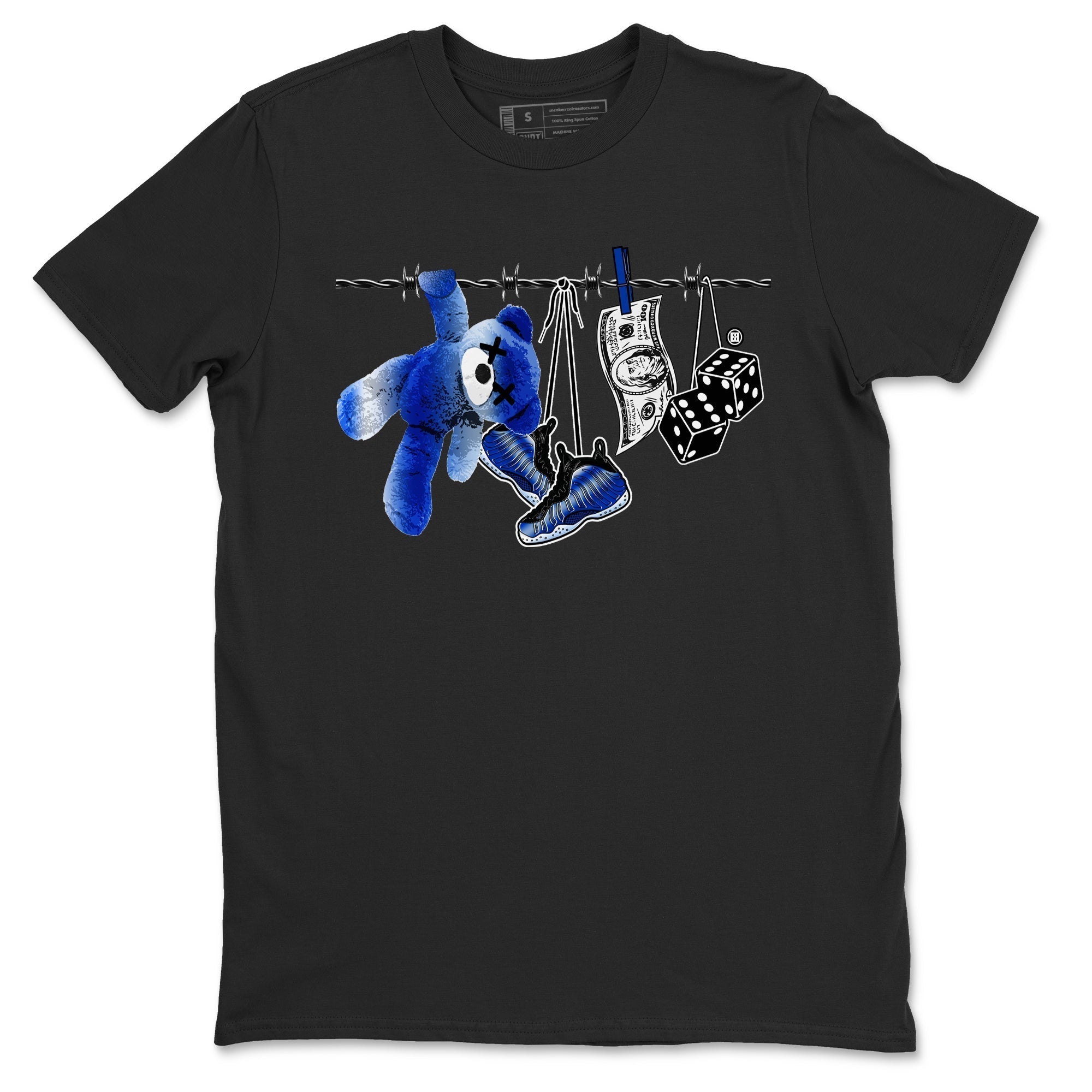 Clothesline snkmatch Tees - Air Foamposite One Royal