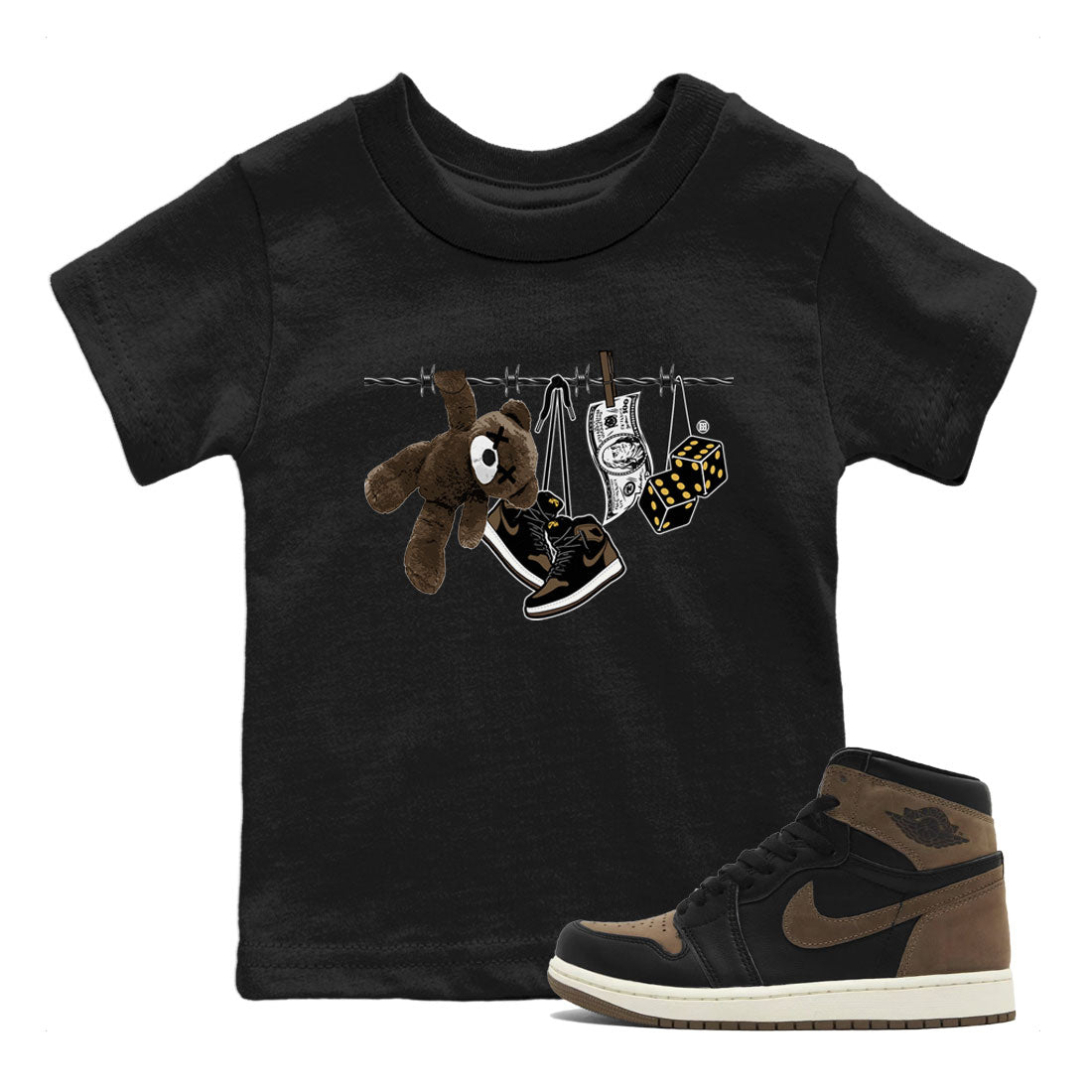 Clothesline snkmatch Tee Kids - Air Jordan 1 Palomino