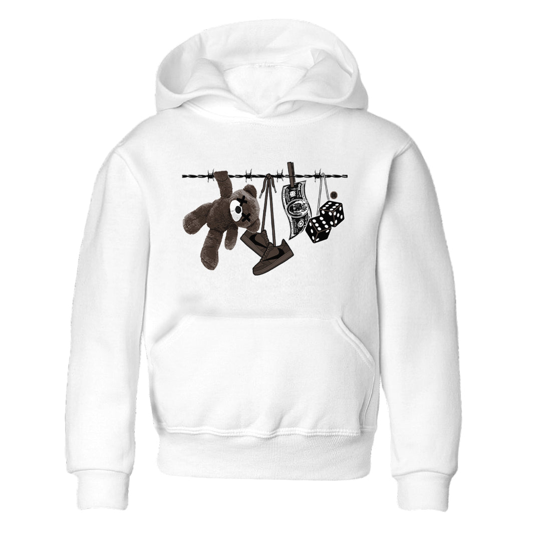 Clothesline snkmatch Tees Kids - Air Jordan 1 Travis Scott Velvet Brown