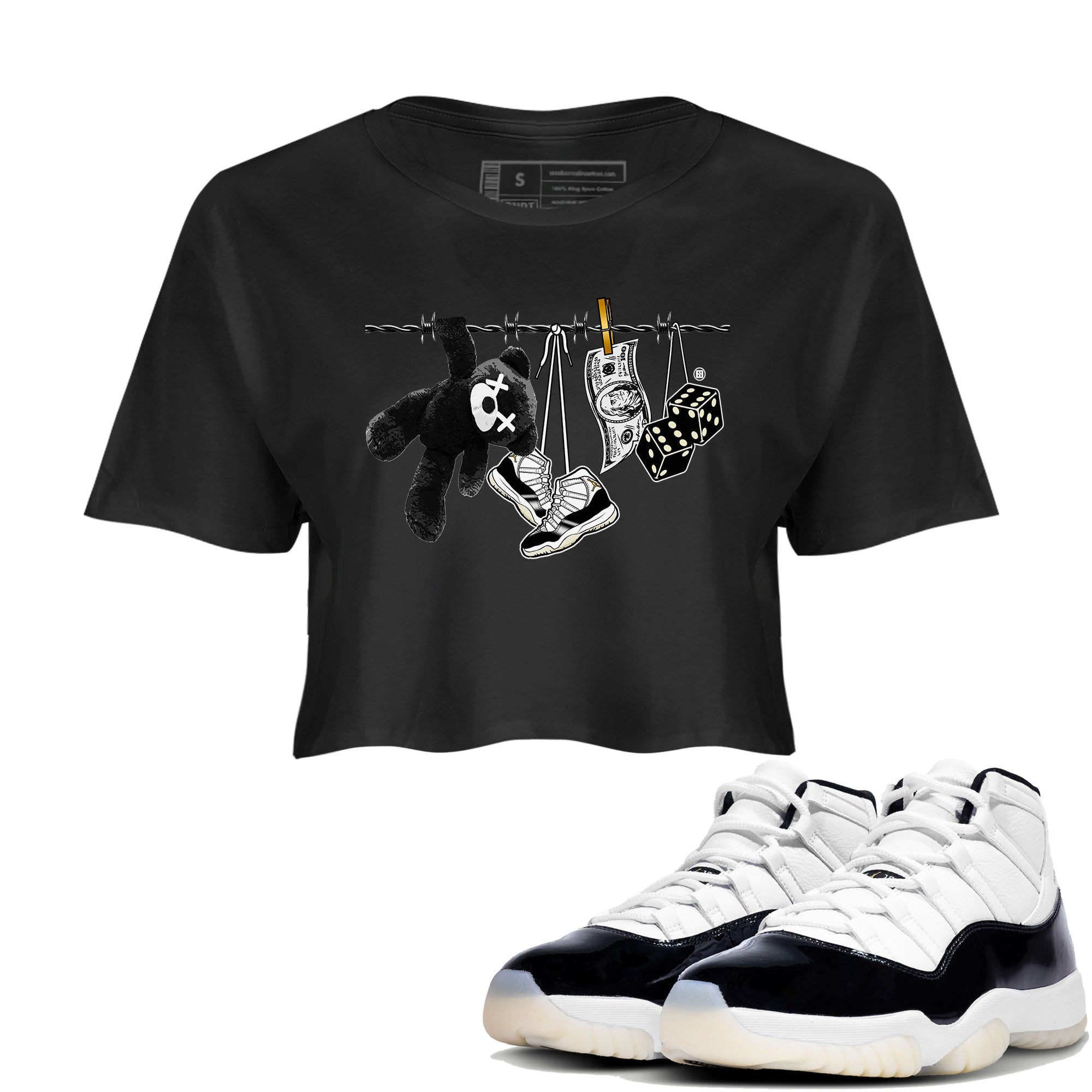 Clothesline snkmatch Women's Top - Air Jordan 11 Gratitude