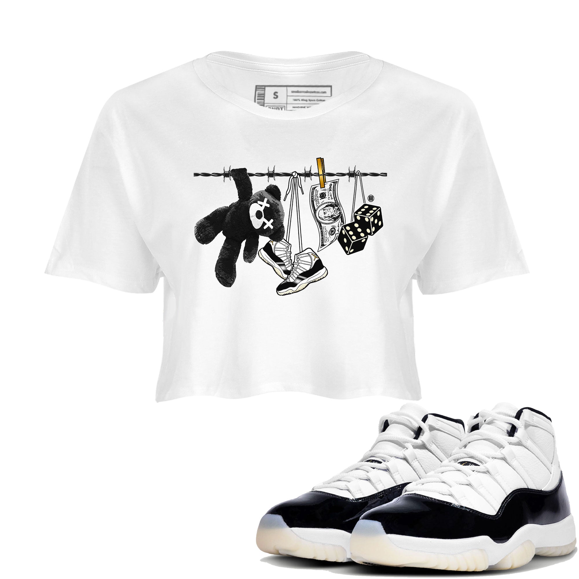 Clothesline snkmatch Women's Top - Air Jordan 11 Gratitude