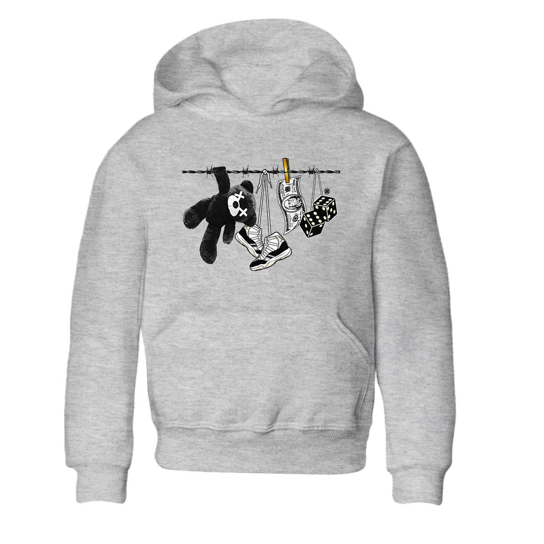 Clothesline snkmatch Tees Kids - Air Jordan 11 Gratitude