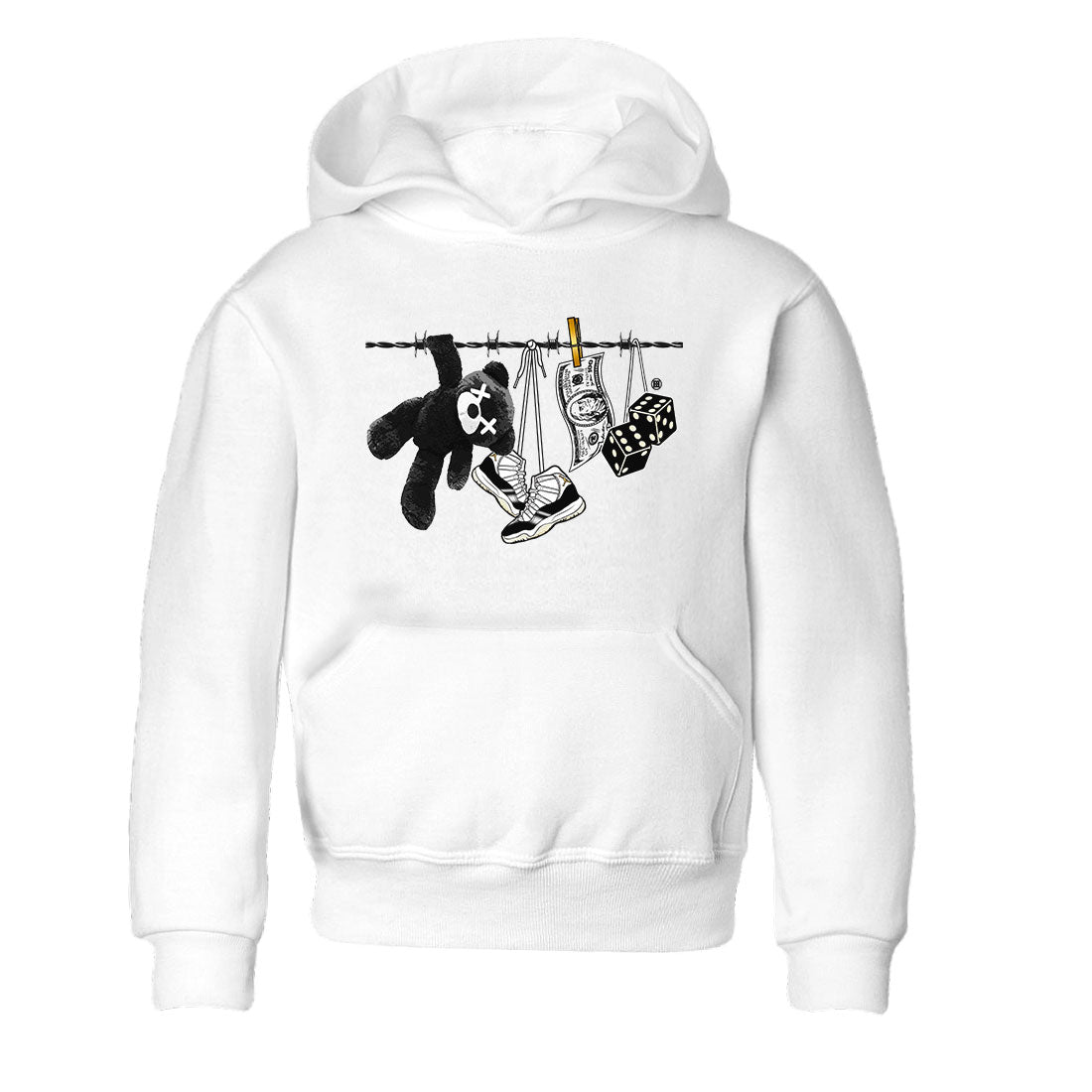 Clothesline snkmatch Tees Kids - Air Jordan 11 Gratitude