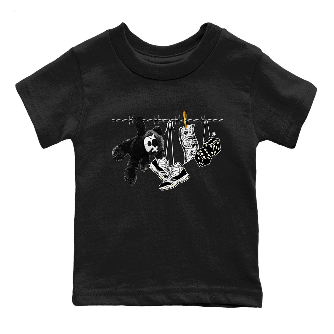 Clothesline snkmatch Tees Kids - Air Jordan 11 Gratitude