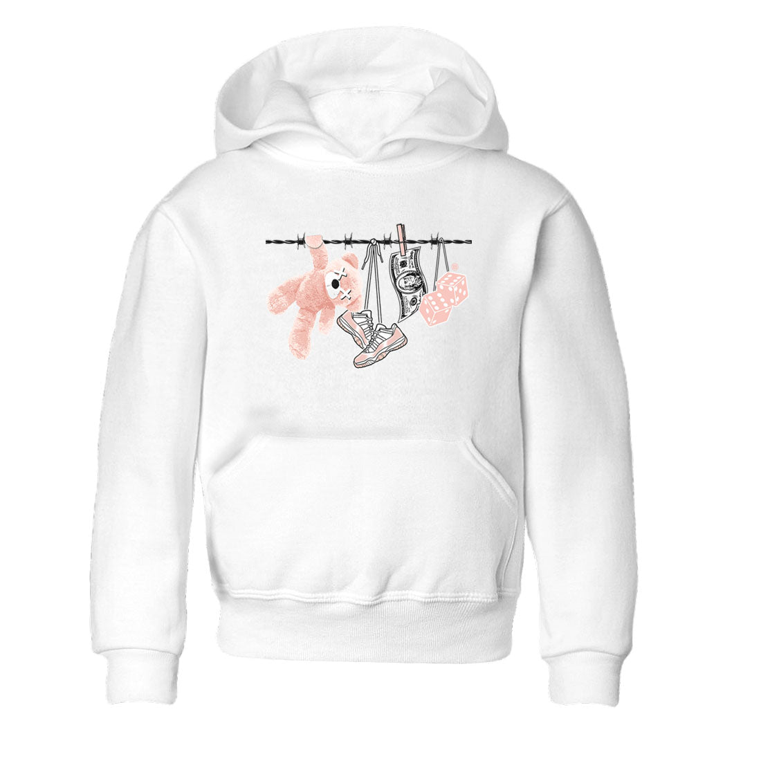 Clothesline snkmatch Tees Kids - Air Jordan 11 Legend Pink