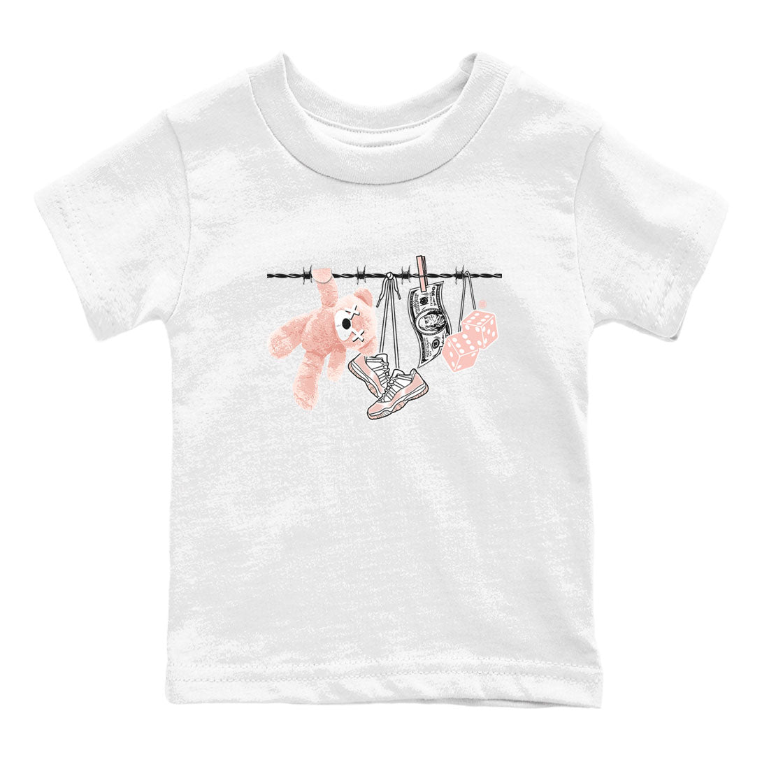 Clothesline snkmatch Tees Kids - Air Jordan 11 Legend Pink