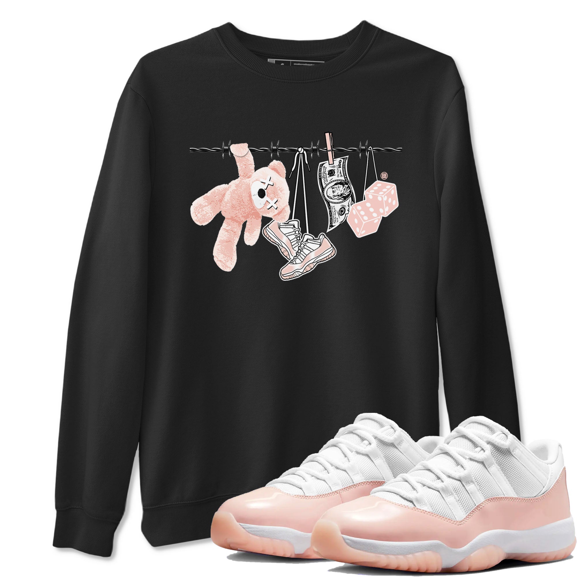 Clothesline snkmatch Tees - Air Jordan 11 Legend Pink