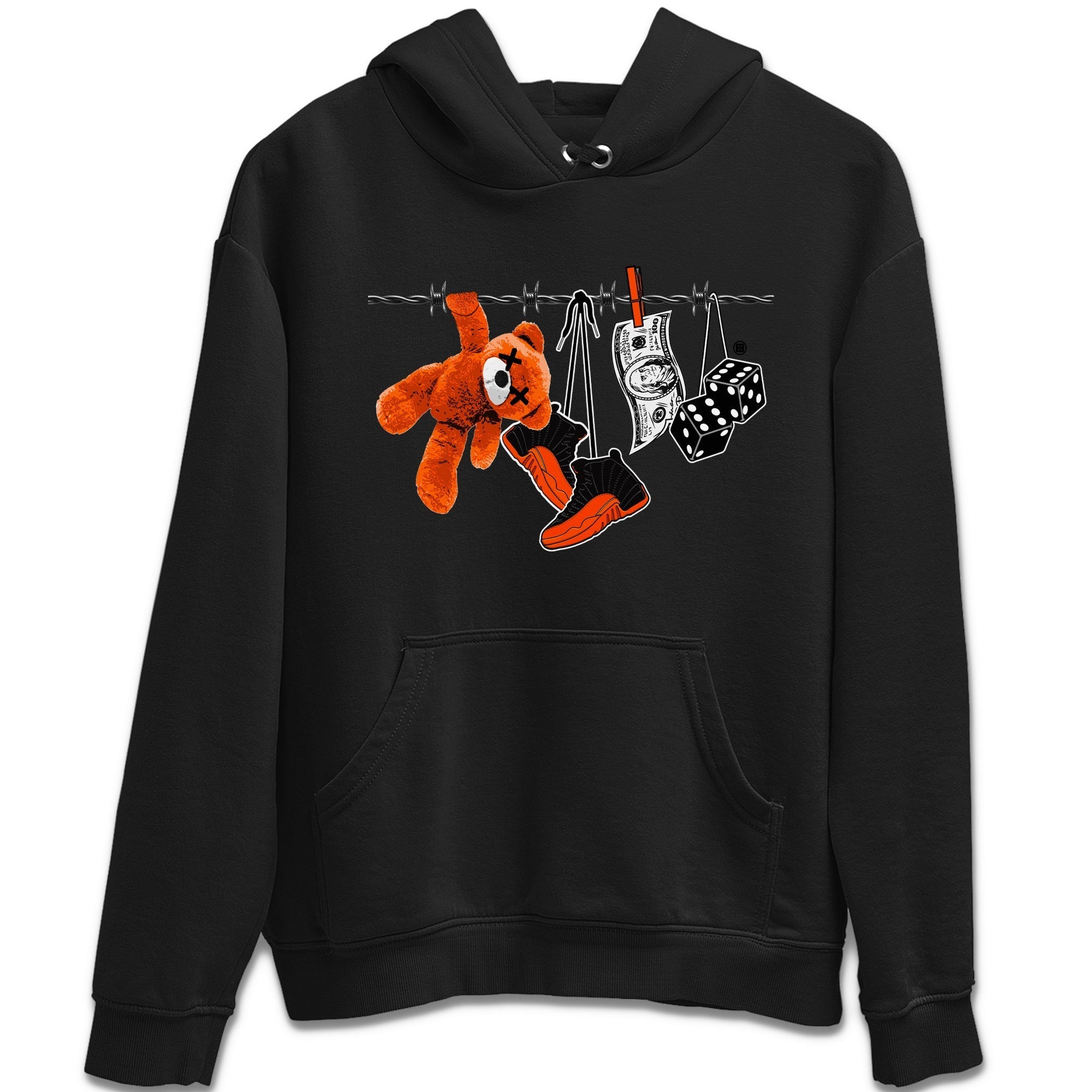 Clothesline Unisex Tops - Air Jordan 12 Brilliant Orange