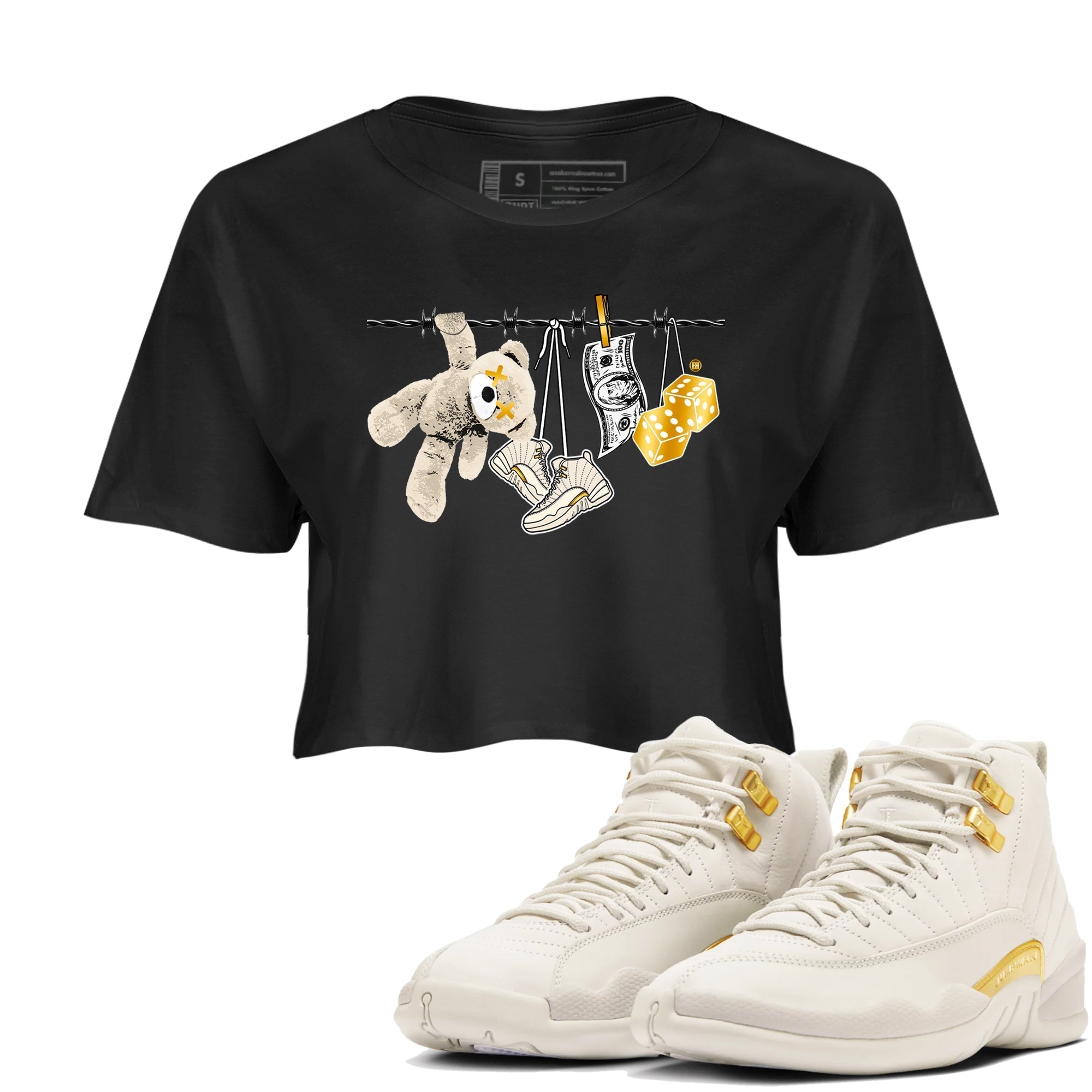 Clothesline snkmatch Women's Top - Air Jordan 12 Phantom