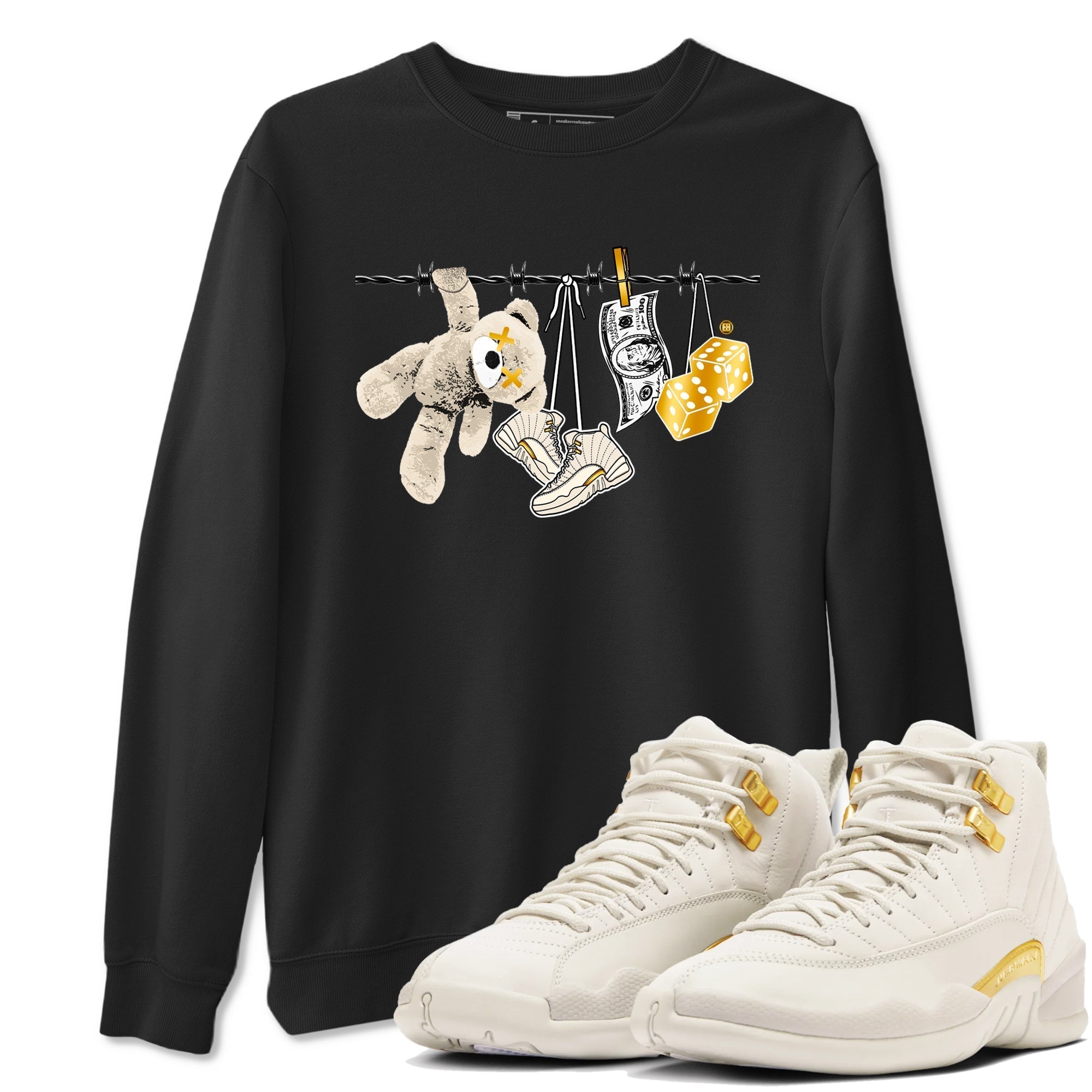 Clothesline snkmatch Tees - Air Jordan 12 Phantom