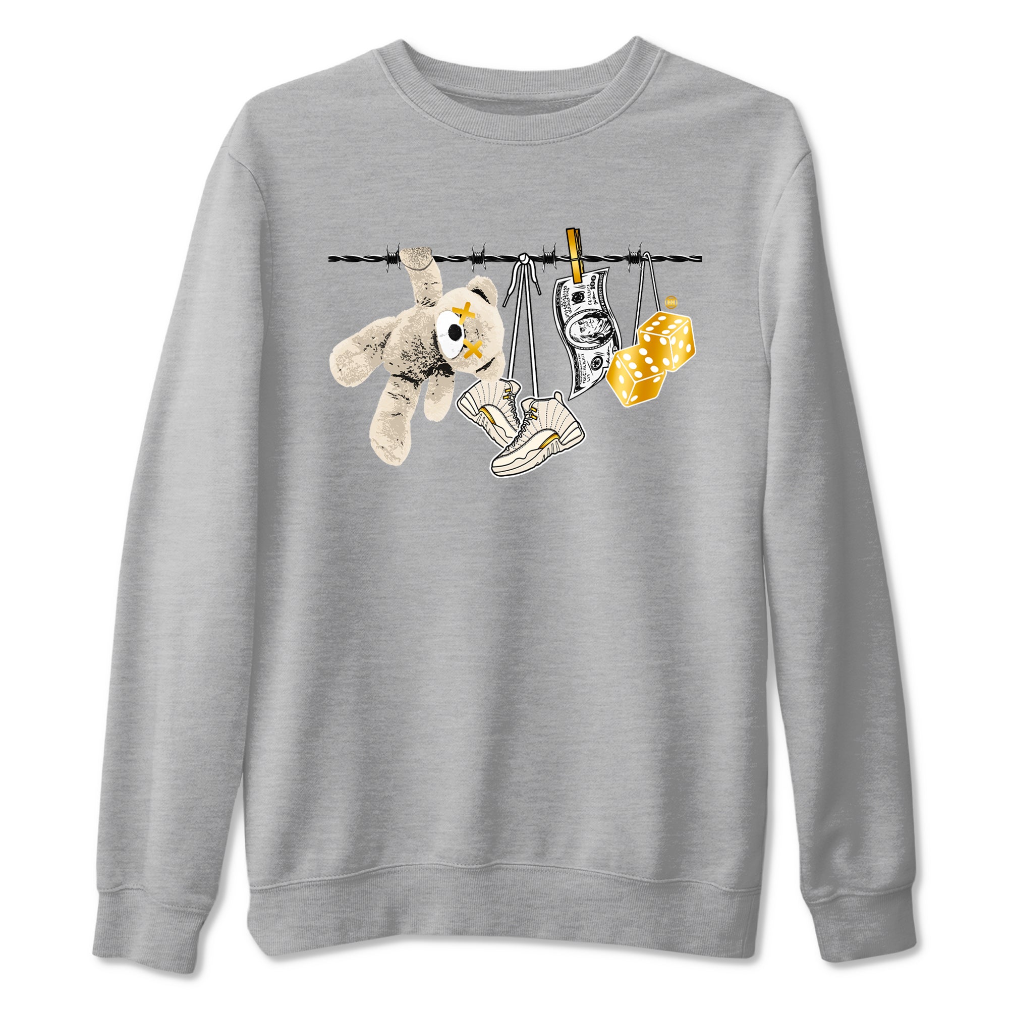 Clothesline snkmatch Tees - Air Jordan 12 Phantom