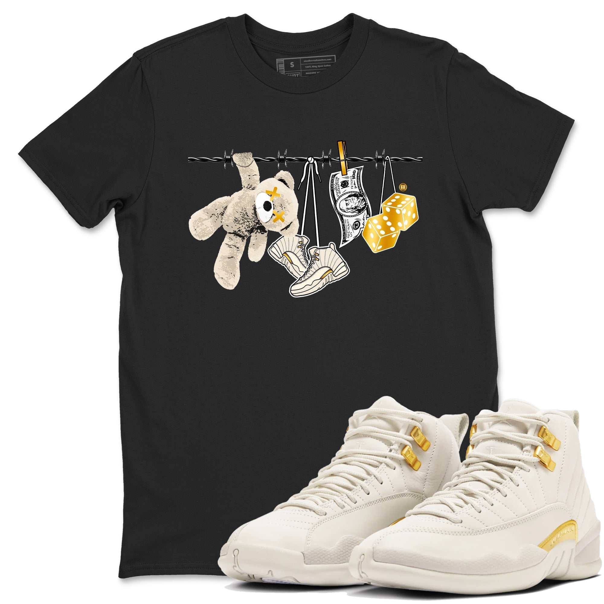 Clothesline snkmatch Tees - Air Jordan 12 Phantom