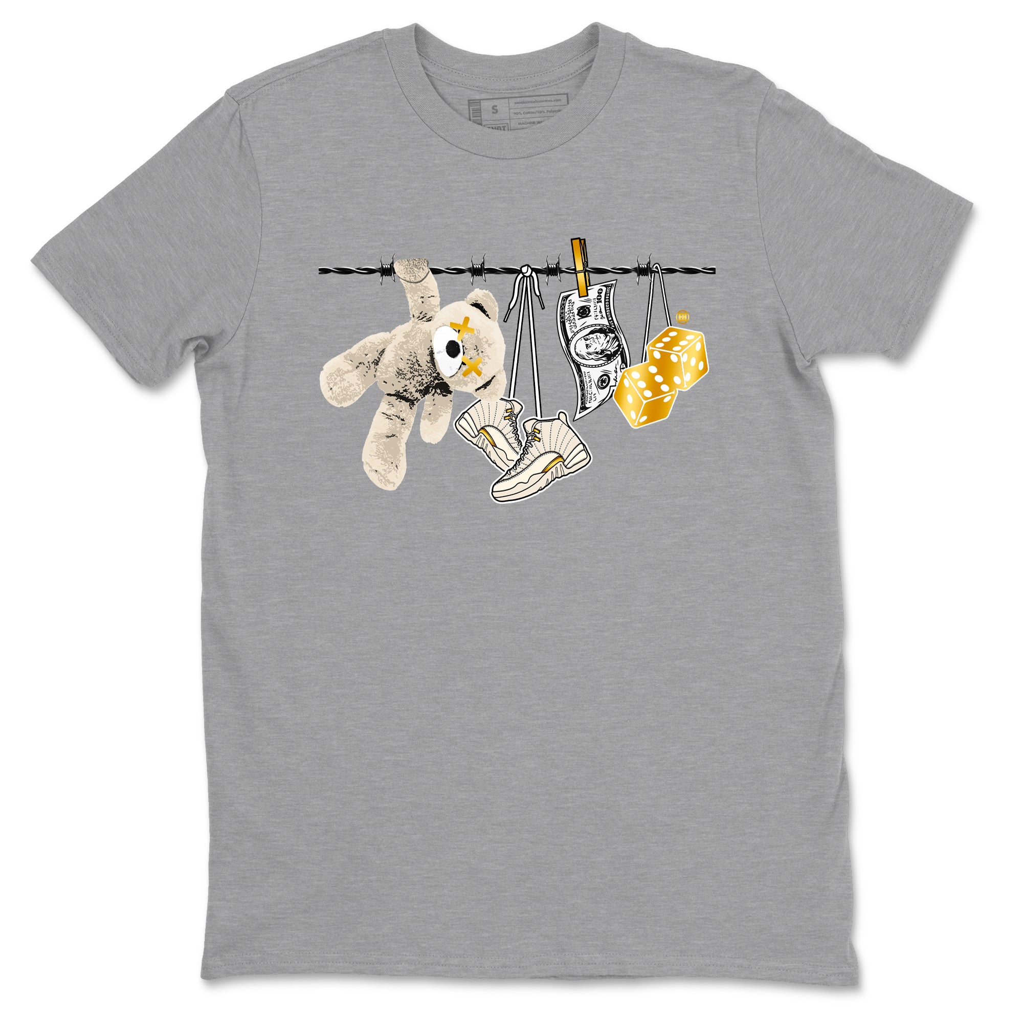 Clothesline snkmatch Tees - Air Jordan 12 Phantom