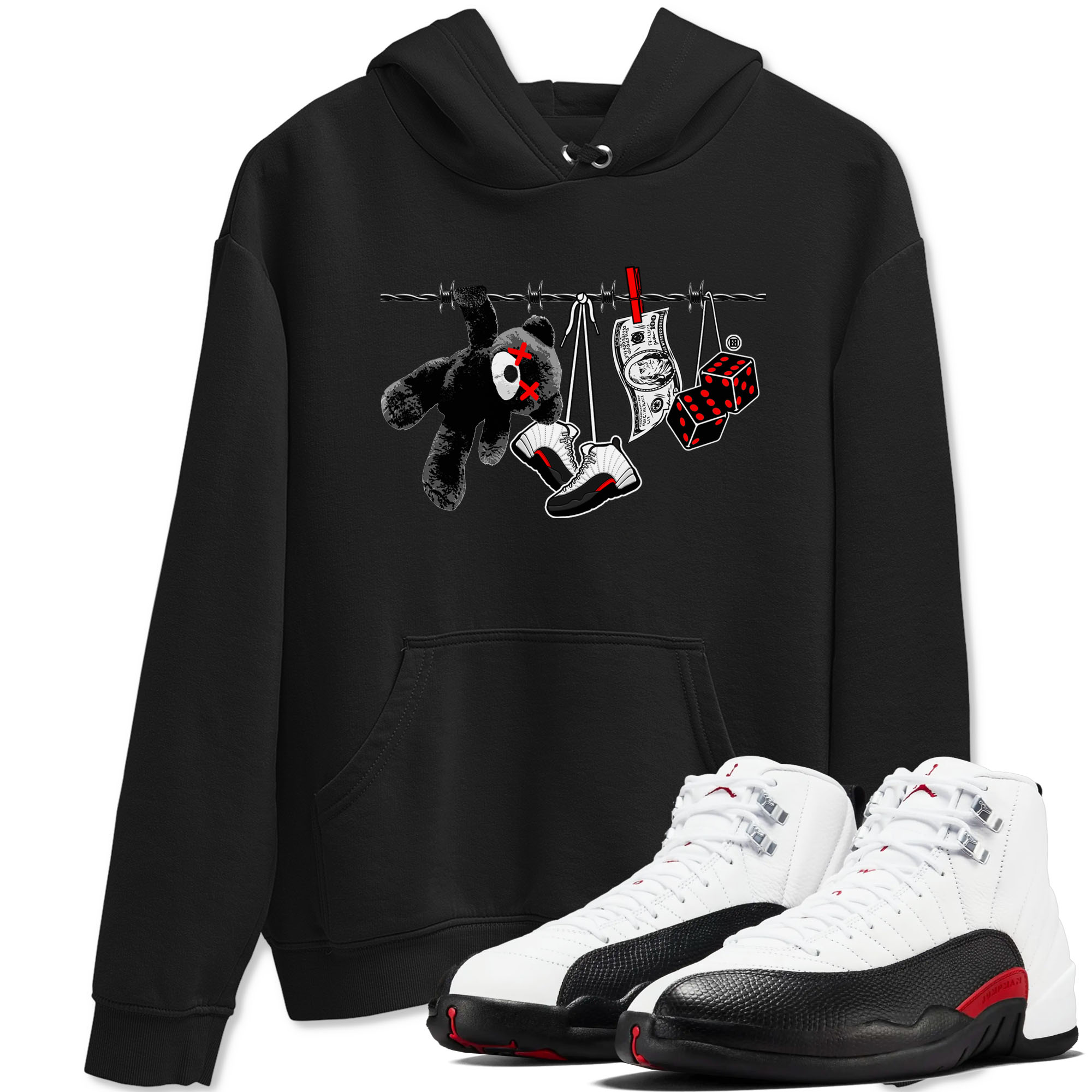 Clothesline snkmatch Tees - Air Jordan 12 Taxi Flip