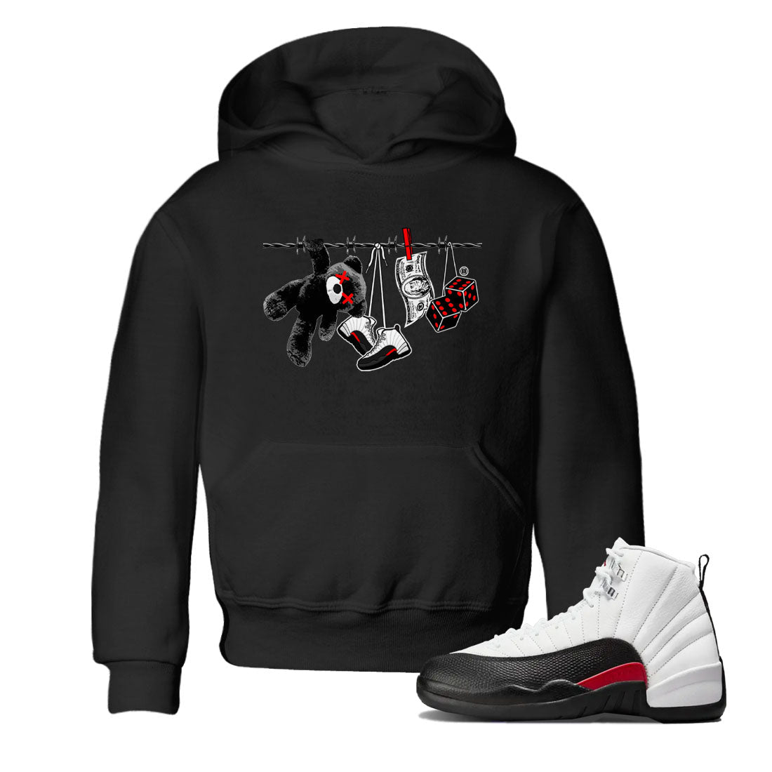 Clothesline snkmatch Tees Kids - Air Jordan 12 Taxi Flip