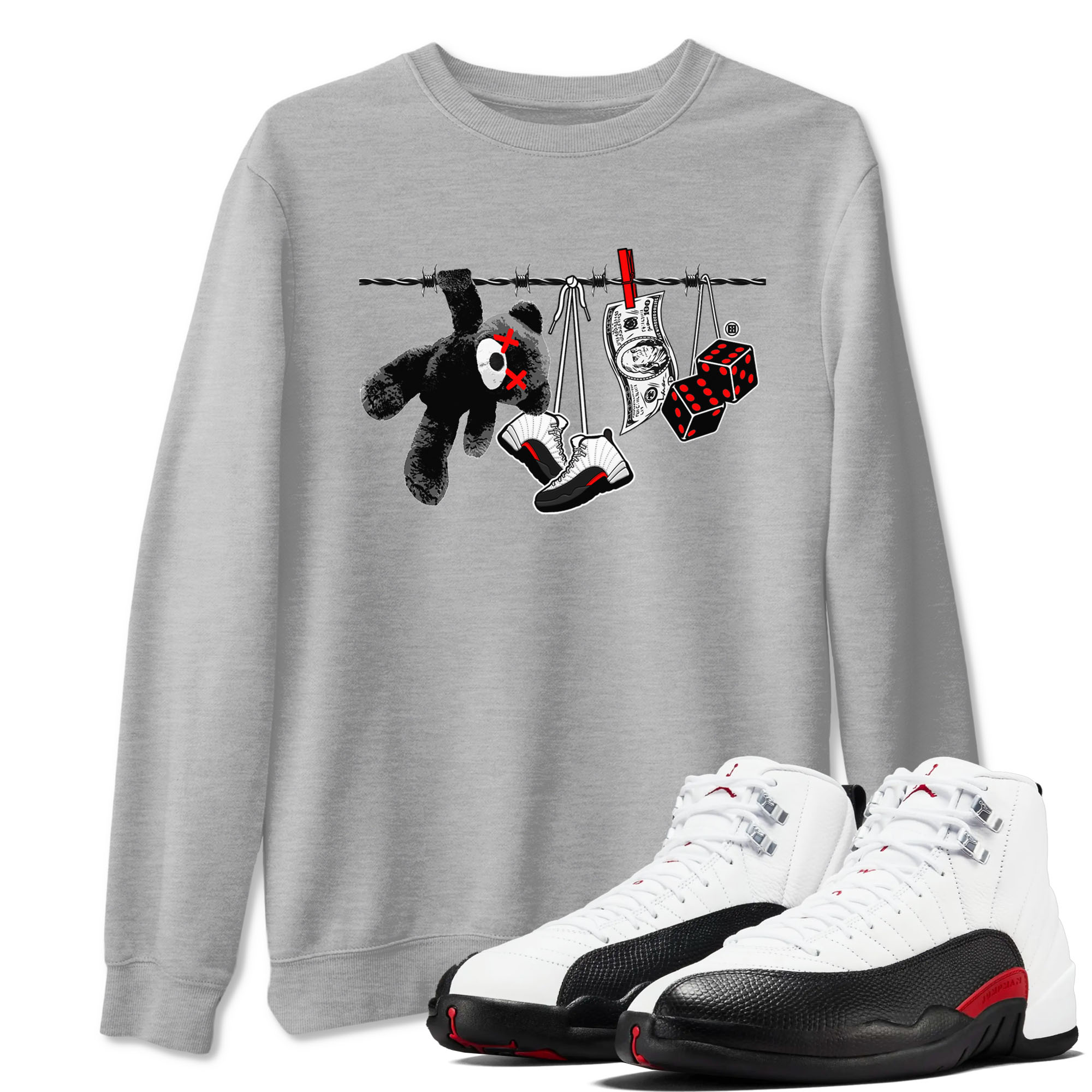 Clothesline snkmatch Tees - Air Jordan 12 Taxi Flip