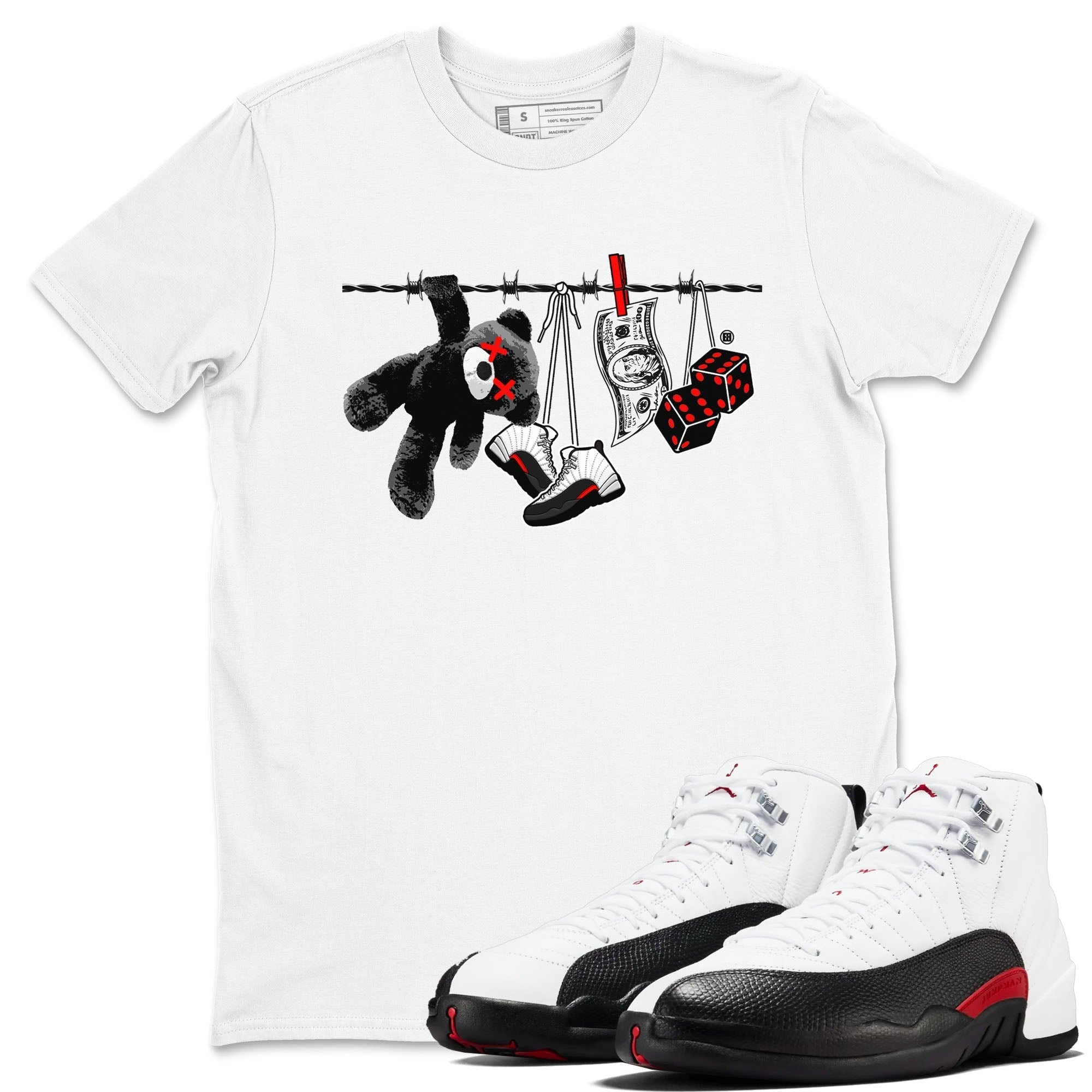 Clothesline snkmatch Tees - Air Jordan 12 Taxi Flip