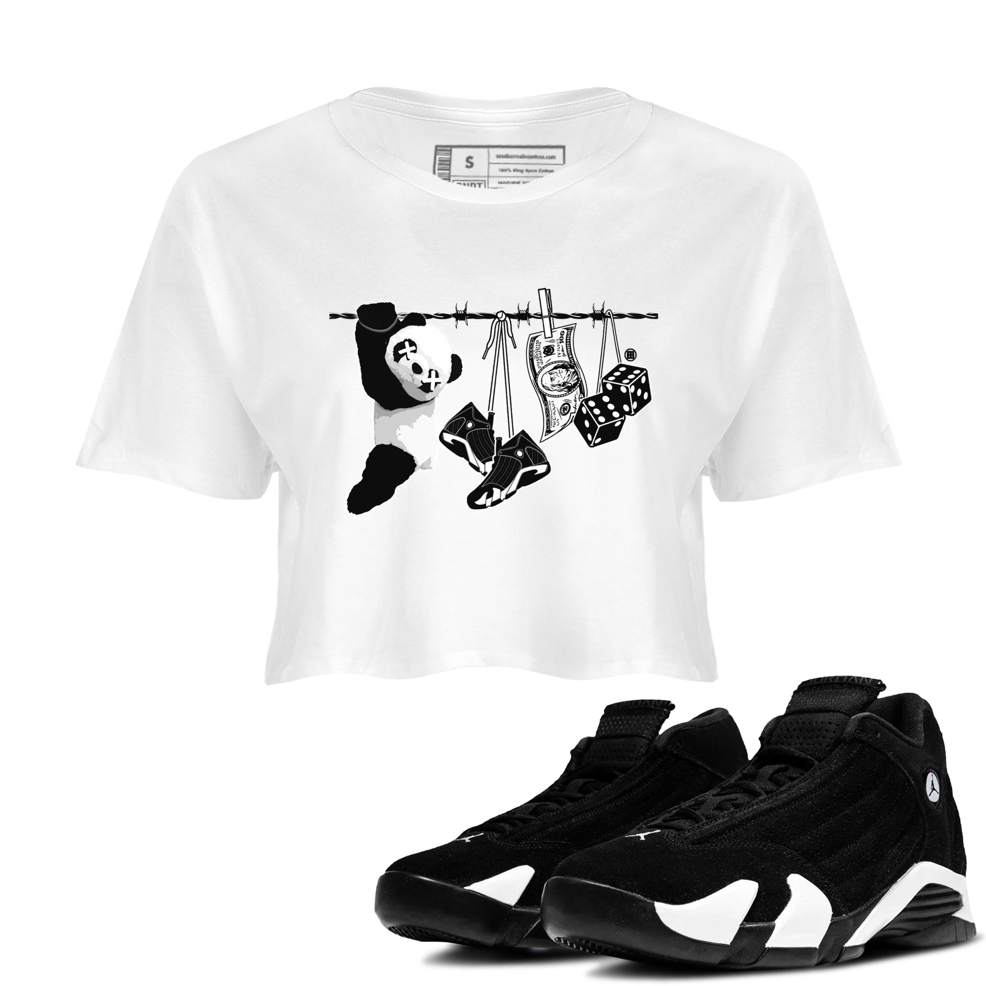 Clothesline snkmatch Women's Top - Air Jordan 14 Panda