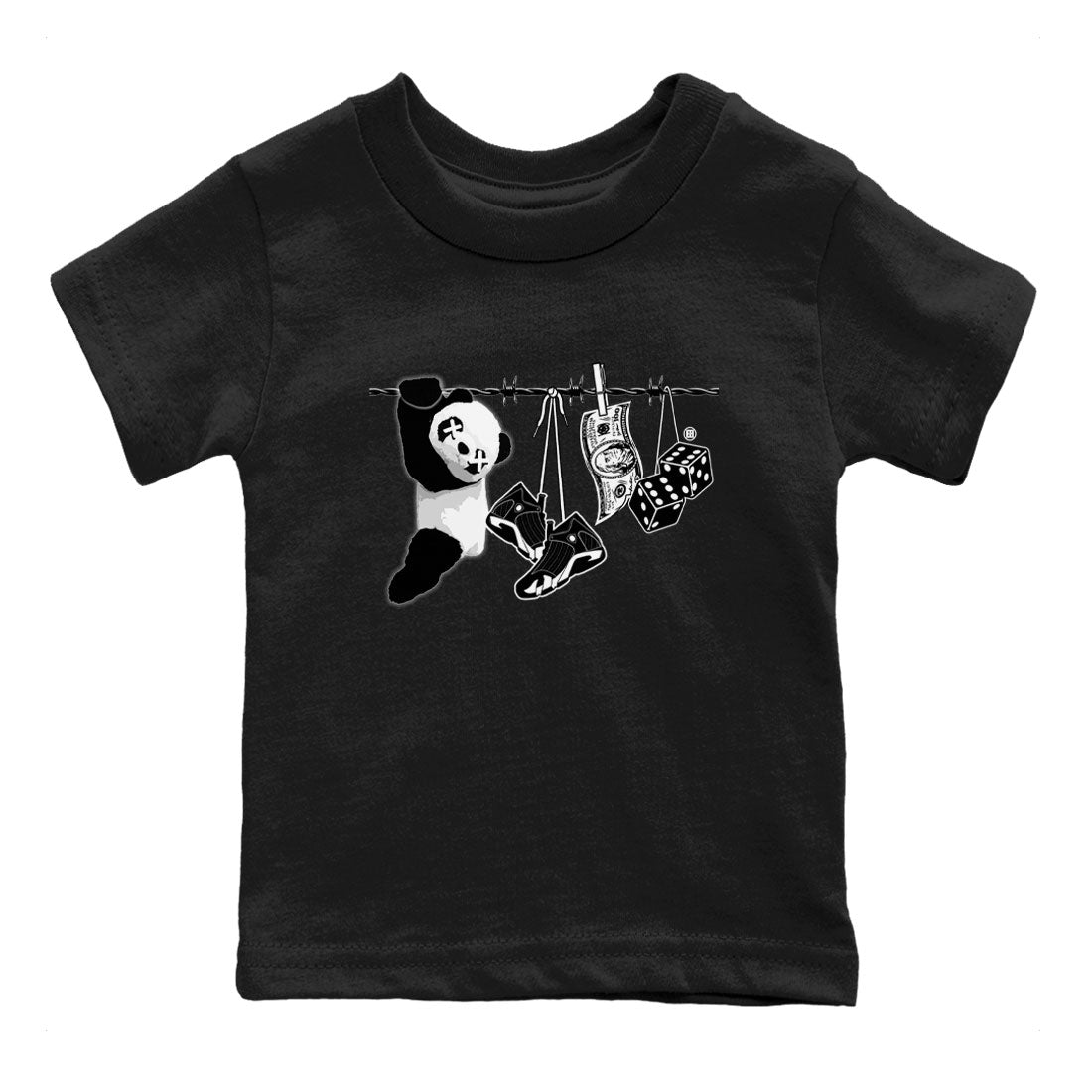 Clothesline snkmatch Tees Kids - Air Jordan 14 Panda