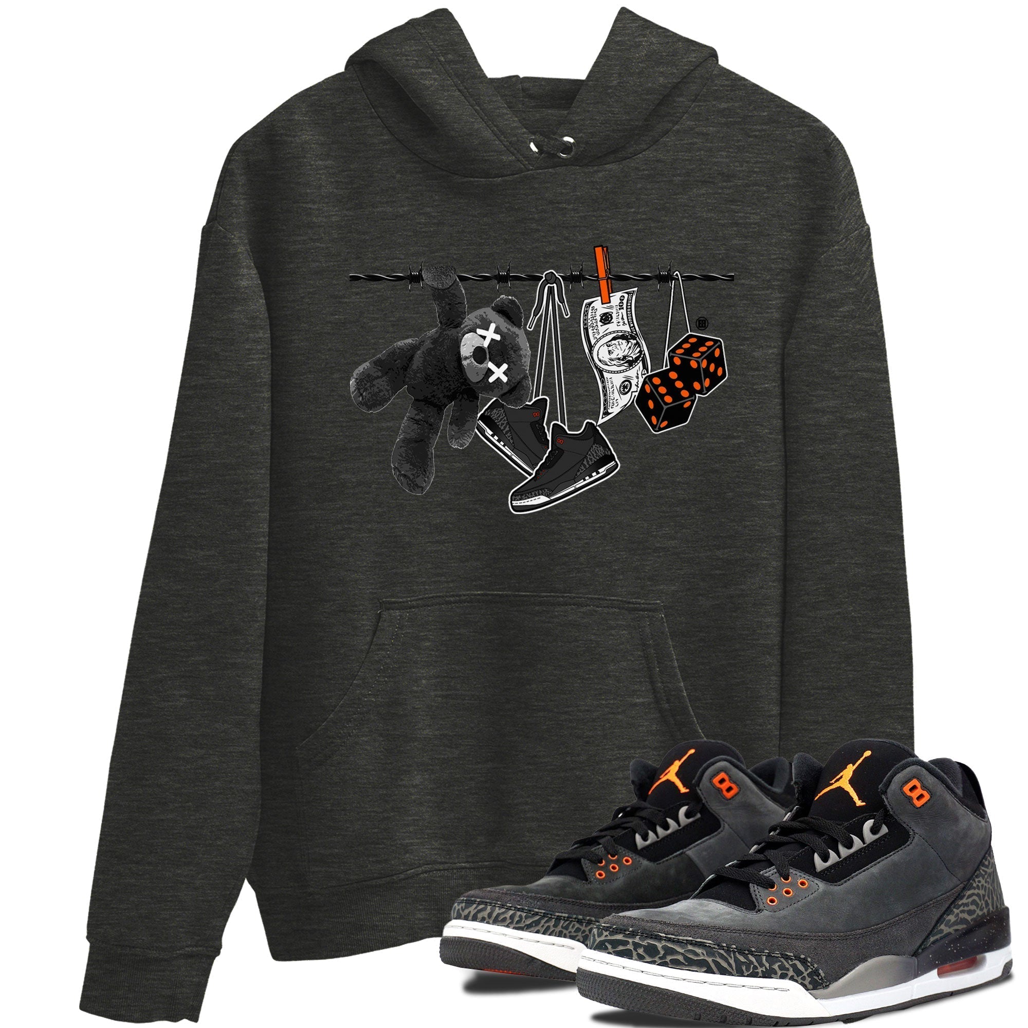 Clothesline snkmatch Tee - Air Jordan 3 Fear