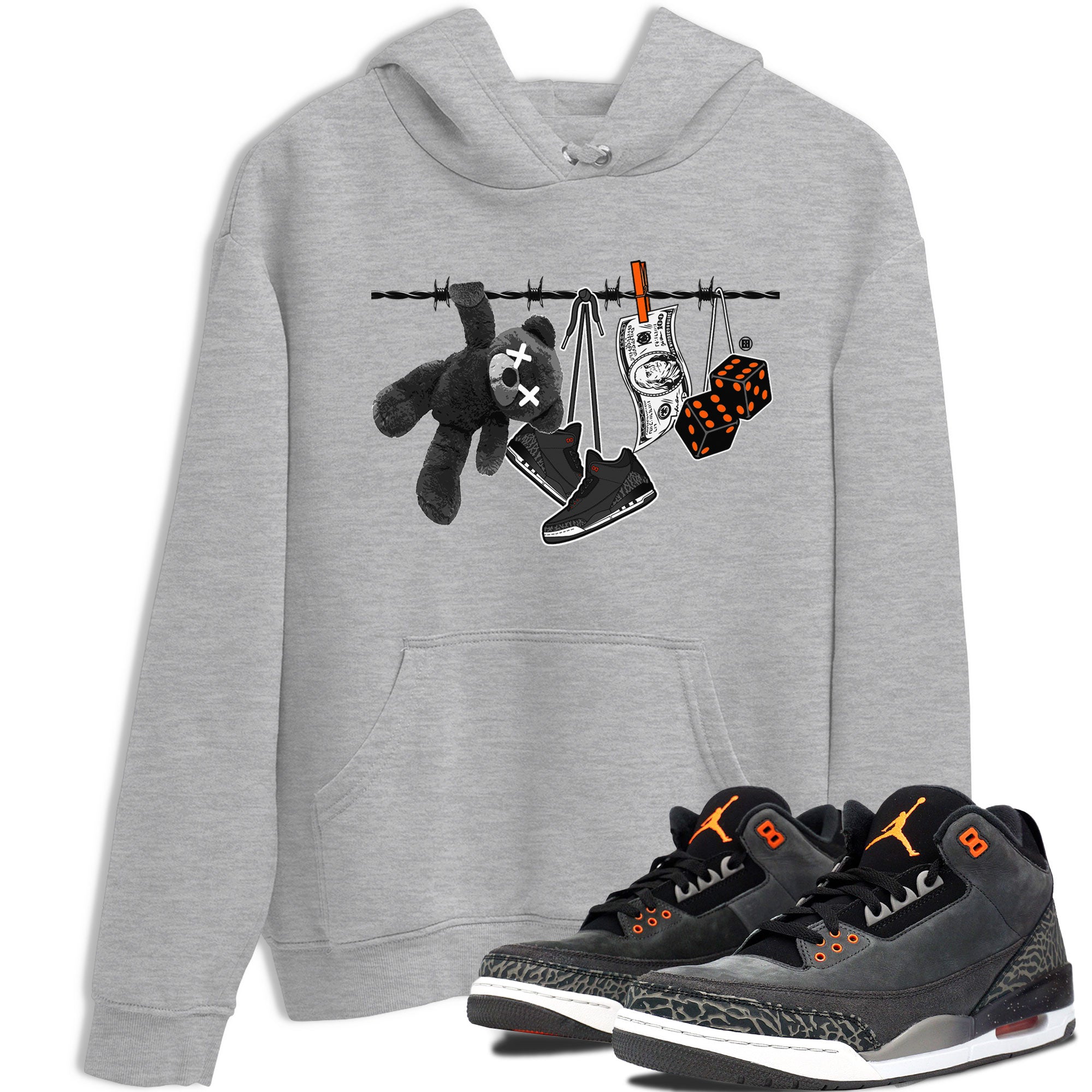 Clothesline snkmatch Tee - Air Jordan 3 Fear