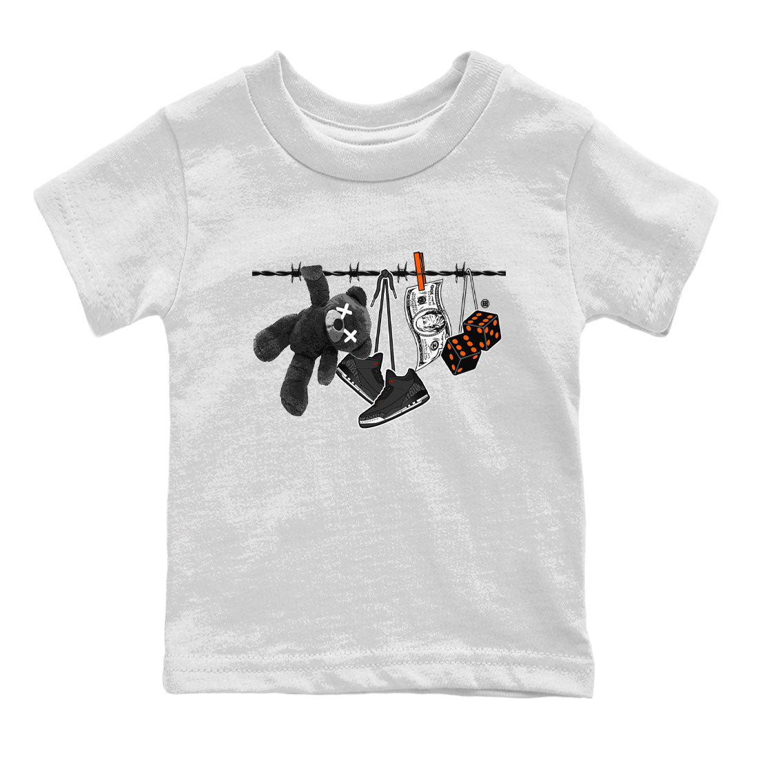 Clothesline snkmatch Tee Kids - Air Jordan 3 Fear