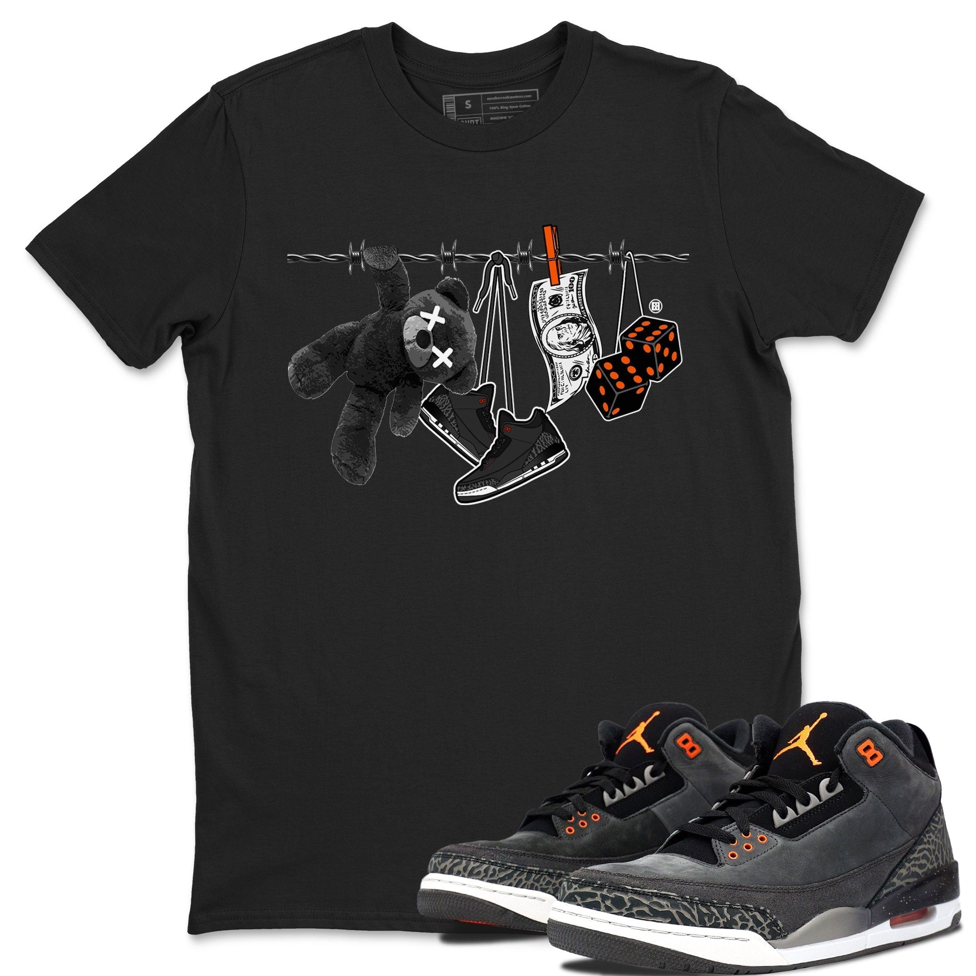 Clothesline snkmatch Tee - Air Jordan 3 Fear