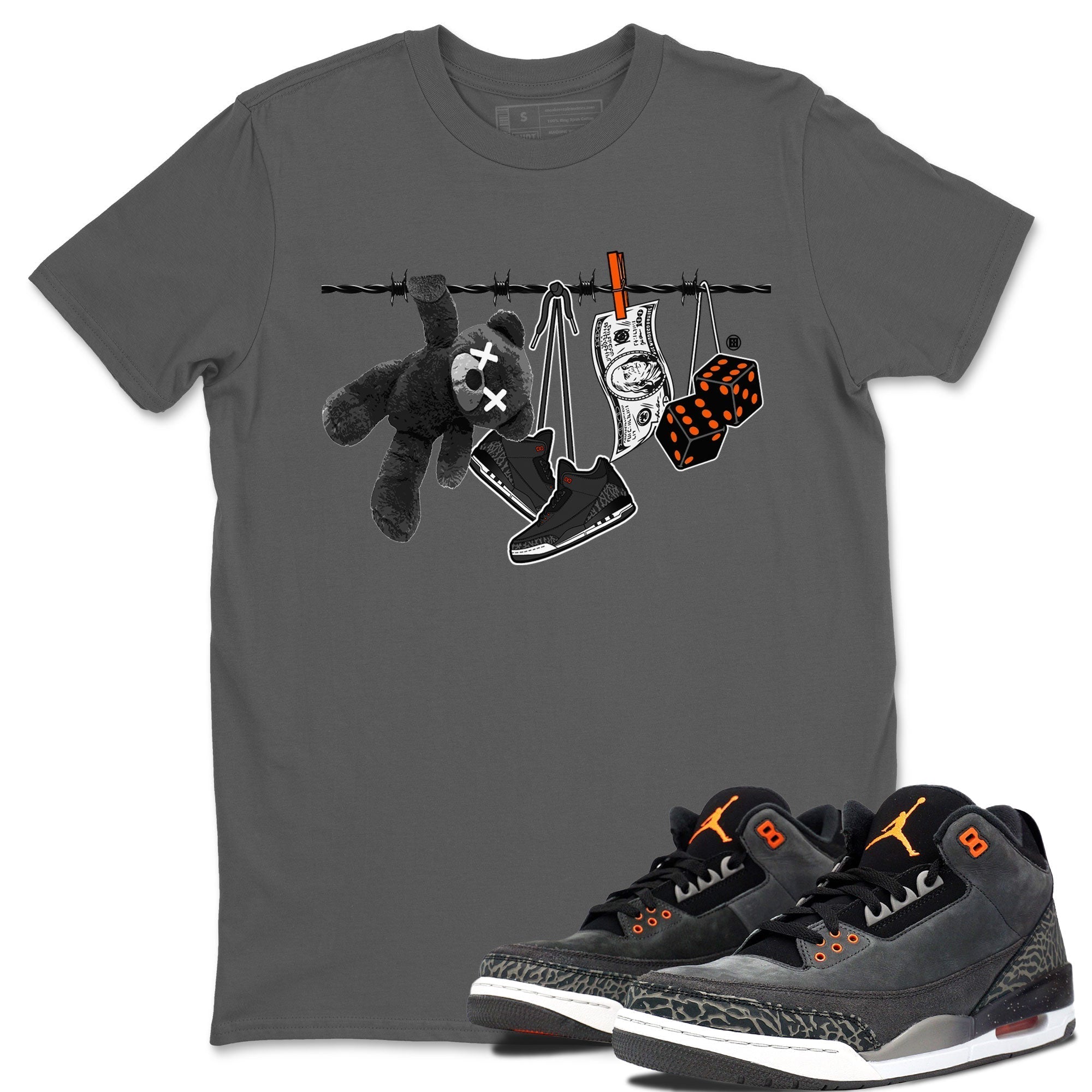 Clothesline snkmatch Tee - Air Jordan 3 Fear