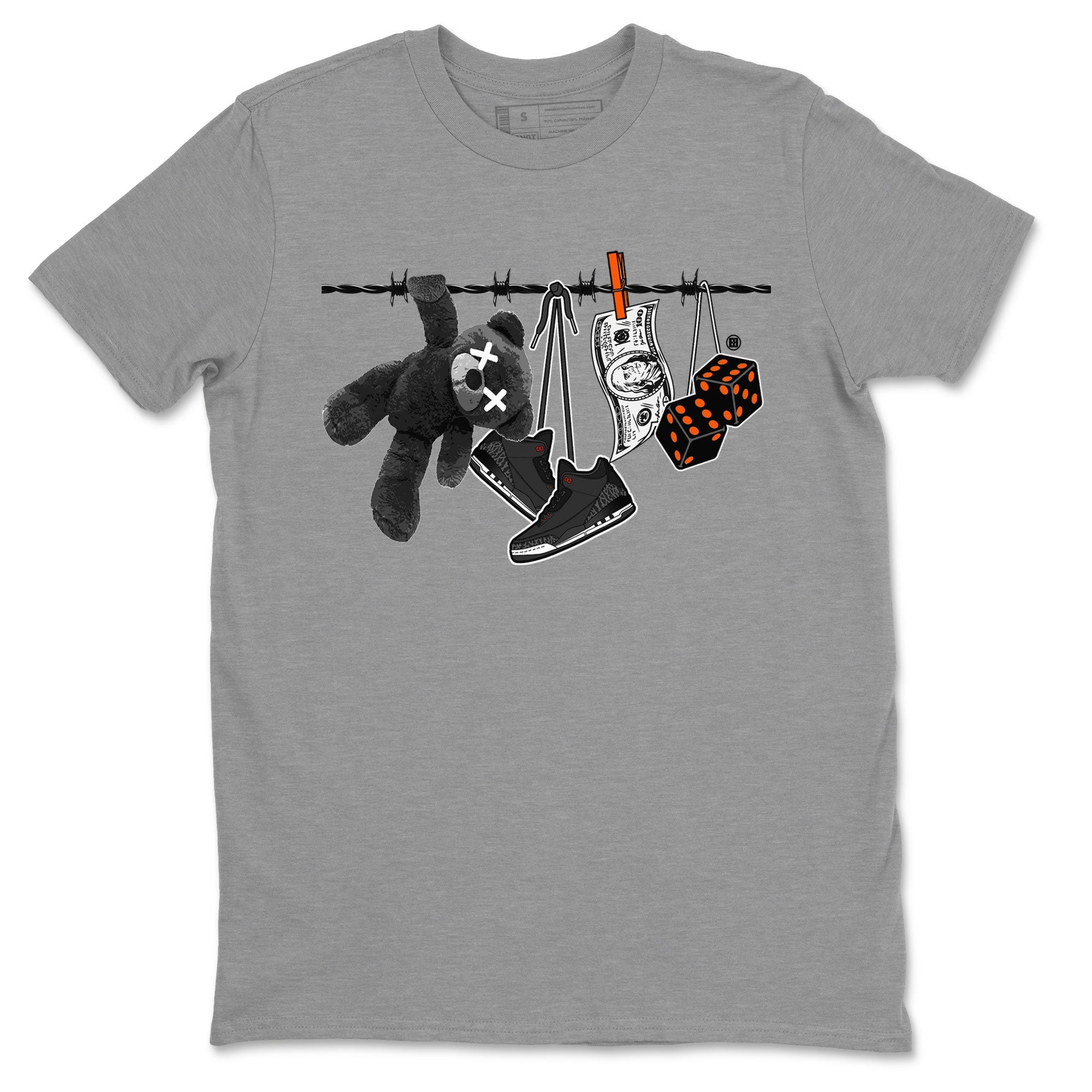 Clothesline snkmatch Tee - Air Jordan 3 Fear