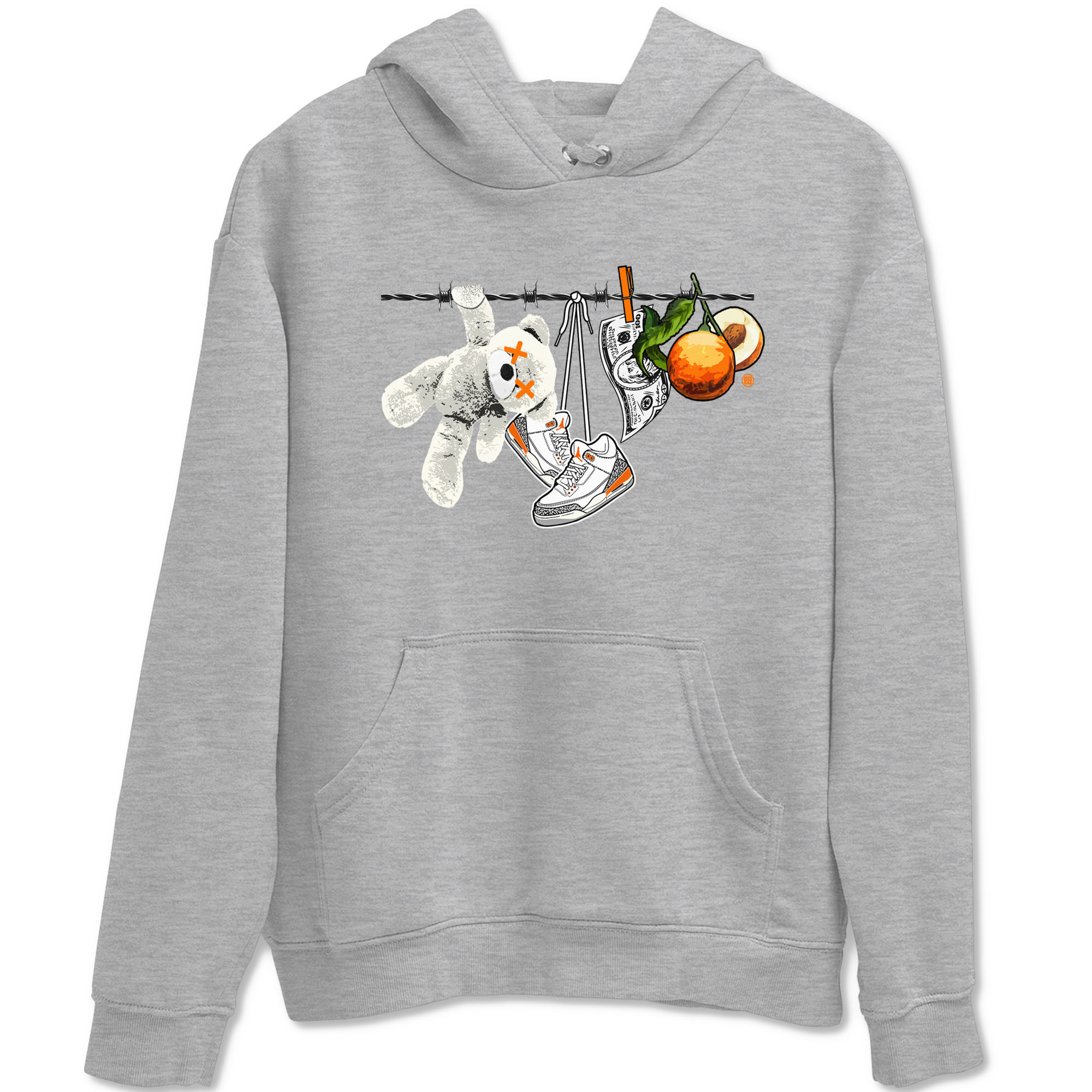 Clothesline snkmatch Tees - Air Jordan 3 Georgia Peach