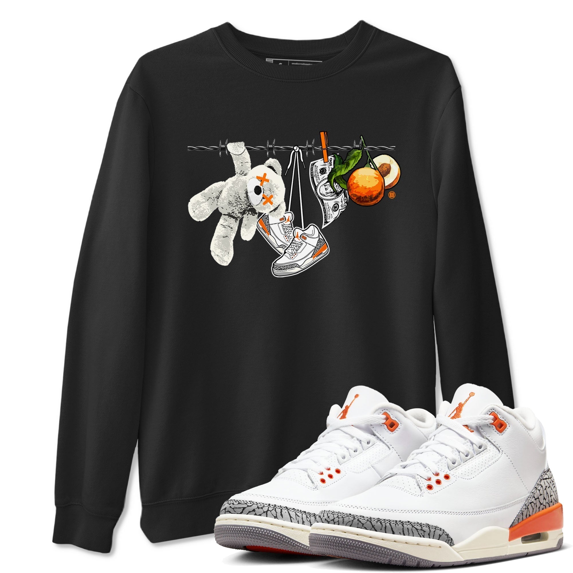 Clothesline snkmatch Tees - Air Jordan 3 Georgia Peach