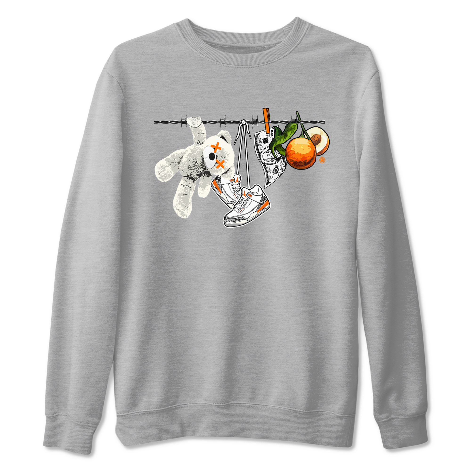 Clothesline snkmatch Tees - Air Jordan 3 Georgia Peach